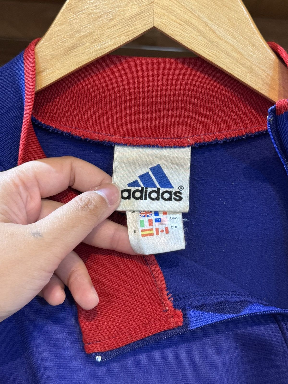 Adidas × Vintage Vintage JFA 2000-01 Adidas Football Training Jumper Size US L / EU 52-54 / 3 - 8 Thumbnail