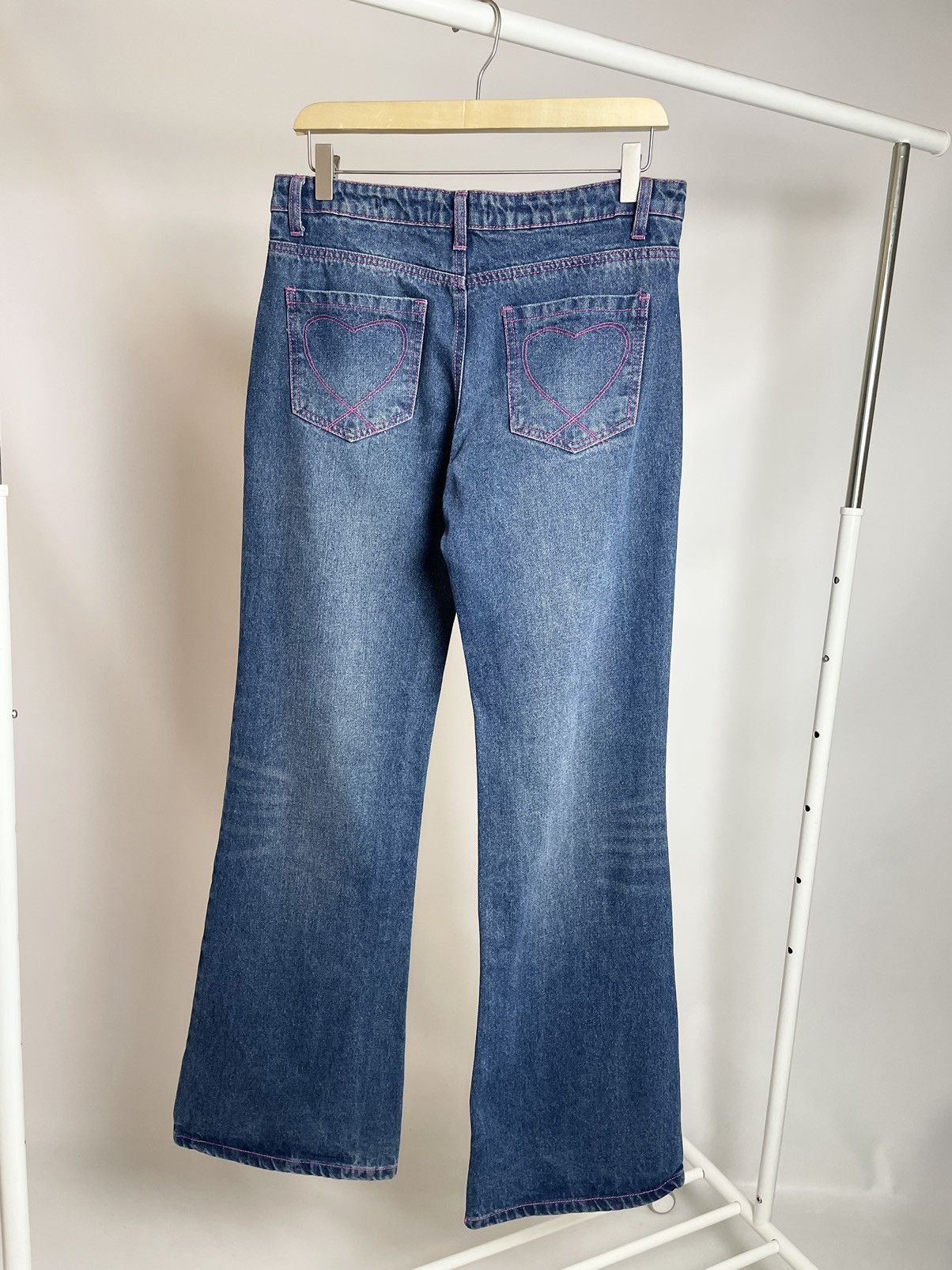 Jaded London JADED LONDON 🌺 baby girl printed low rise denim jeans Size 25" / US 0 / IT 36 - 6 Thumbnail