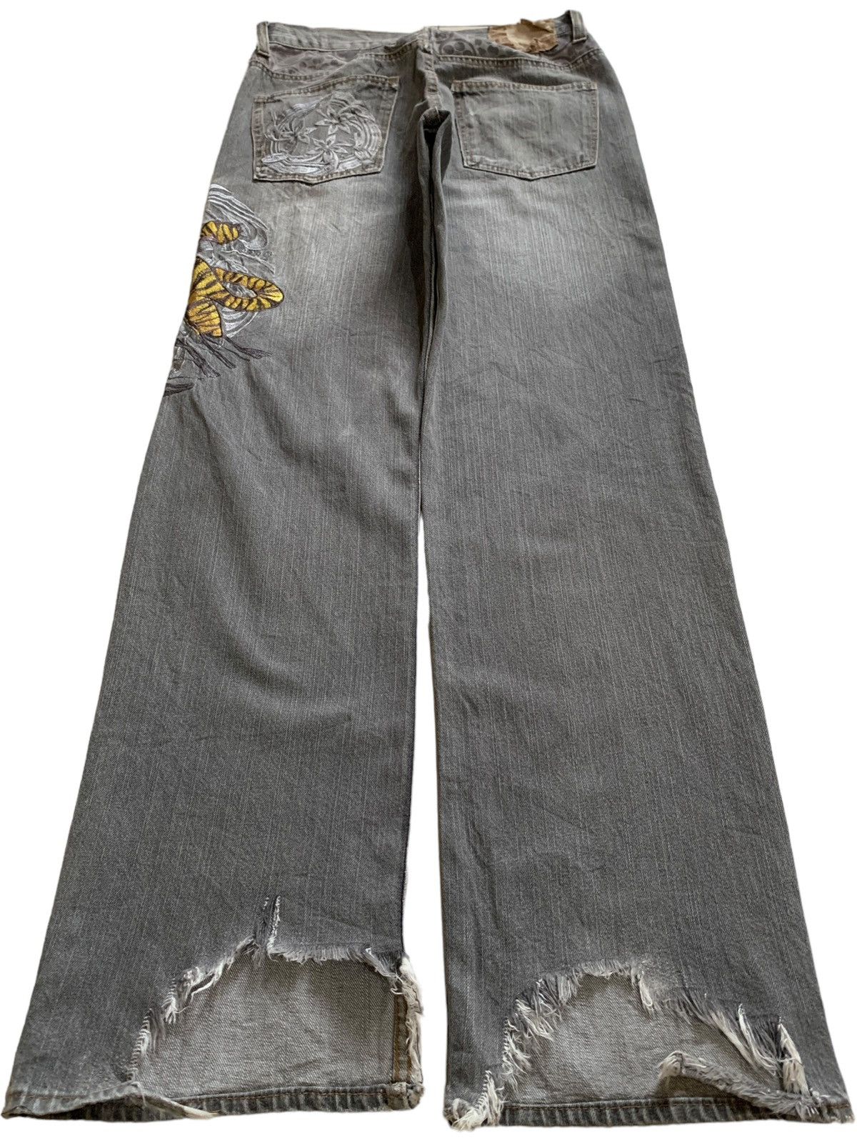 Japanese Brand Vintage Japanese Brand Golden Tiger Embroidered Baggy Jeans Size US 30 / EU 46 - 2 Thumbnail