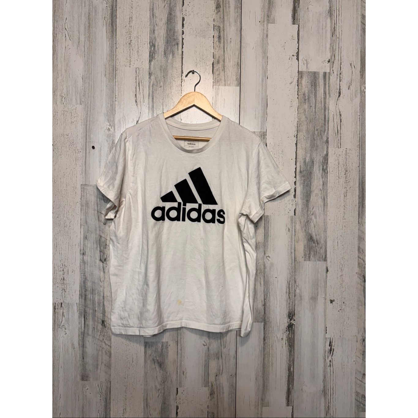Adidas Adidas White Logo T-Shirt 2XL Regular Fit – Classic Graphic Tee Size US XXL / EU 58 / 5 - 2 Thumbnail