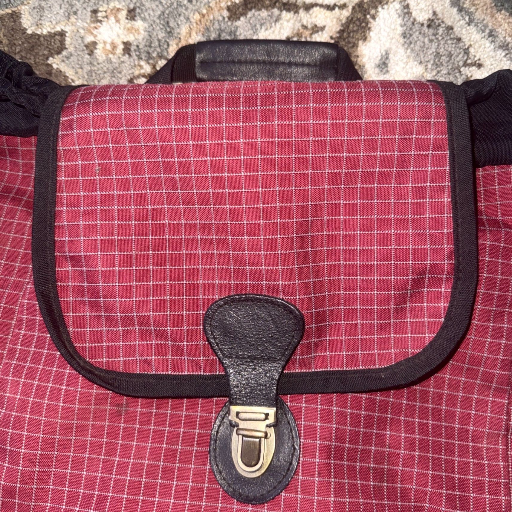 Jansport VTG Jansport Backpack Open Top Red USA Men Large Canvas Back Pack Size US L / EU 52-54 / 3 - 2 Thumbnail