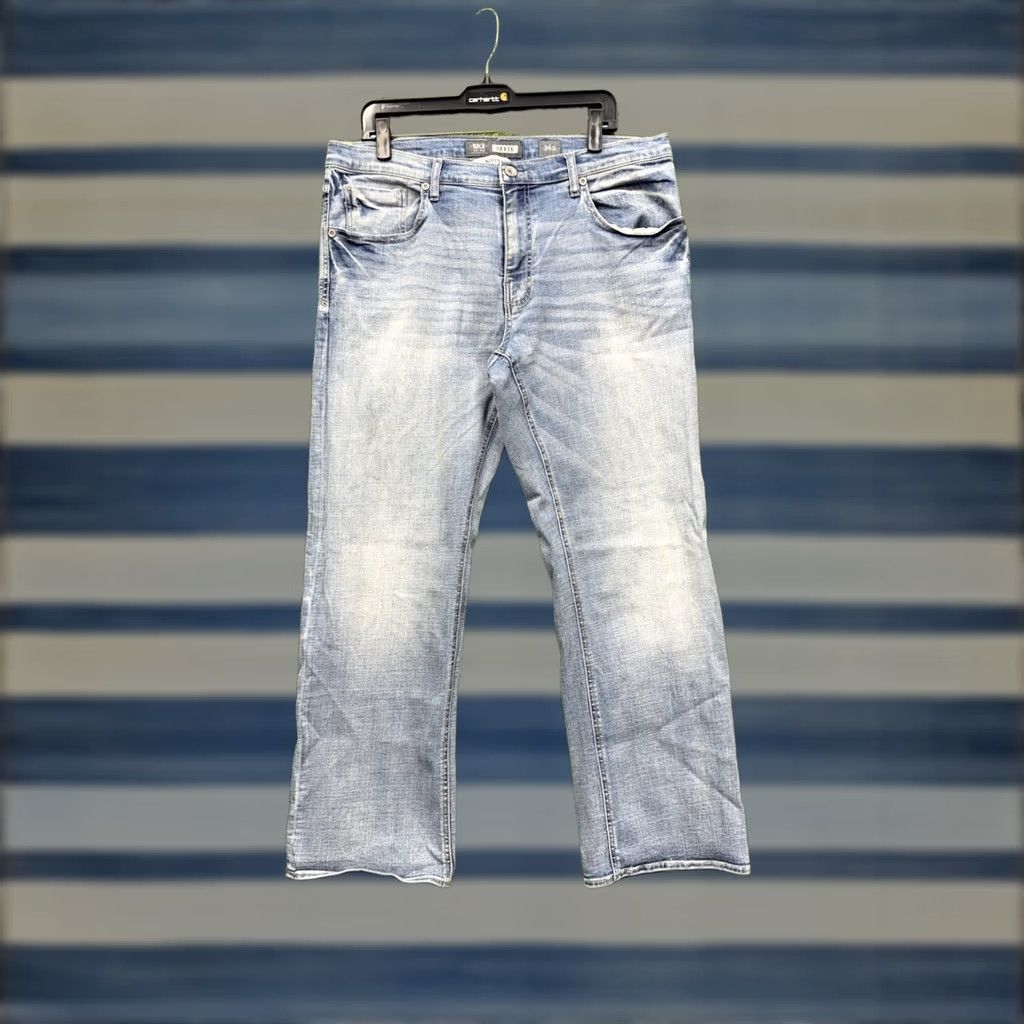 Vintage Buckle BKE Jeans Jeans Buckle Buckle BKE Derek 36 Mens Bootcut Regular Blue Denim 5-Pocket 30in Inseam Relaxed Fit Stretch Casual Work Vintage: No Size US 36 / EU 52 - 1 Thumbnail