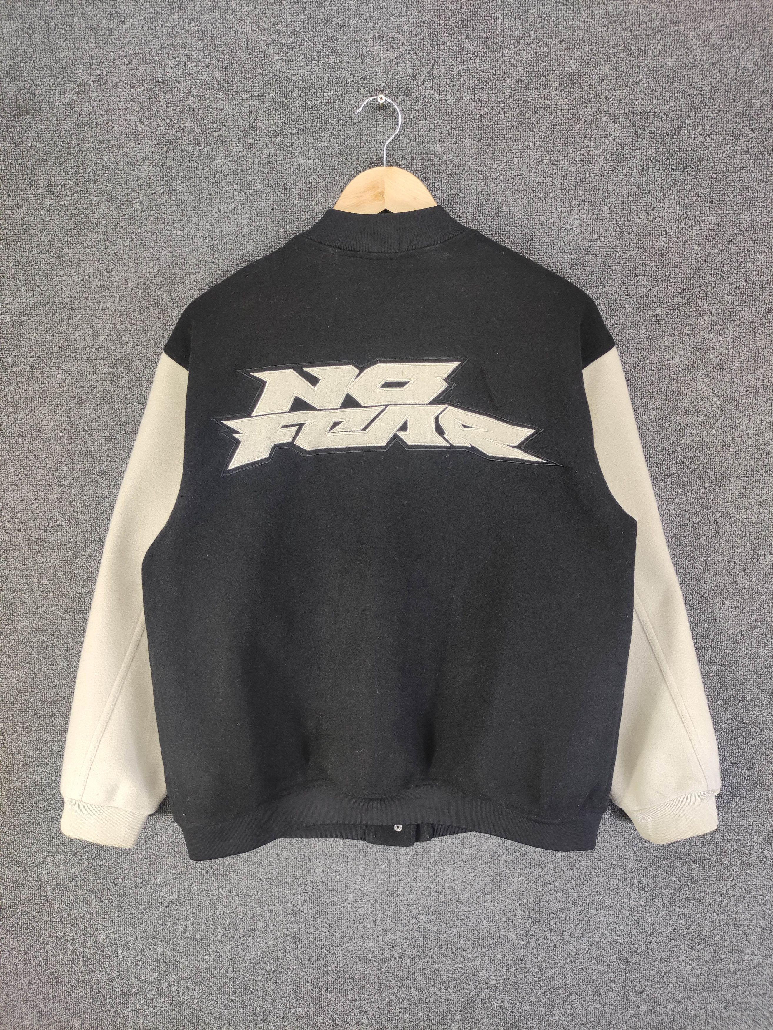 No Fear No Fear x H&M Varsity Wool Snap Button Jacket Size US M / EU 48-50 / 2 - 2 Thumbnail