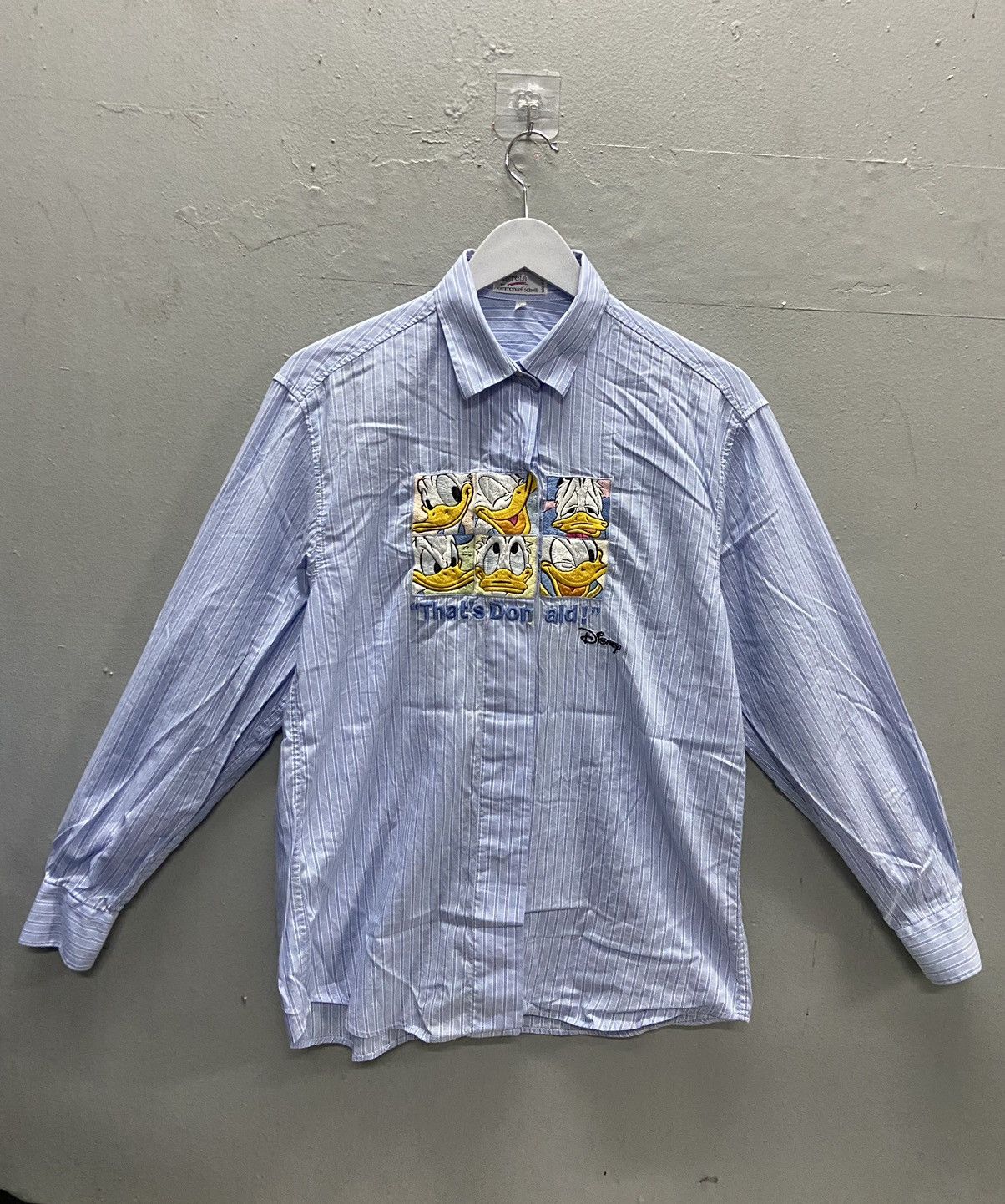 Vintage SEGRETA BY EMMANUEL SCHIVILI DONALD DUCK BUTTON UP SHIRT Size US XS / EU 42 / 0 - 1 Thumbnail