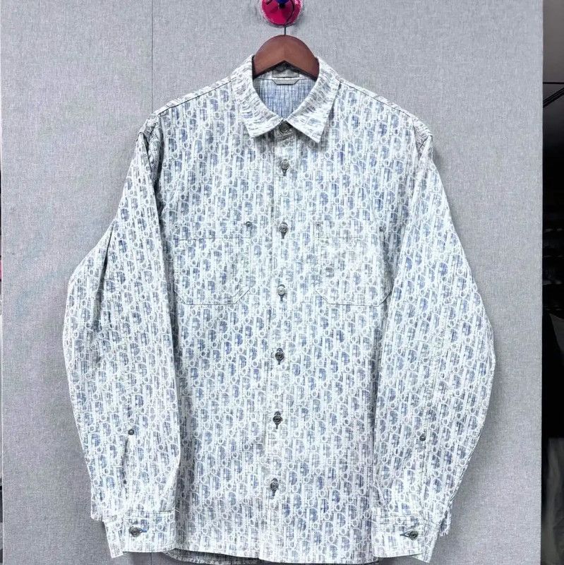 Dior Dior White Cotton Men's Jacket 0089 Size US M / EU 48-50 / 2 - 1 Thumbnail