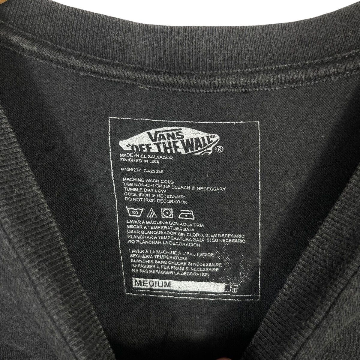 Vans VANS “Off The Wall” Logo T-Shirt | Front & Back Graphic Size US M / EU 48-50 / 2 - 4 Thumbnail