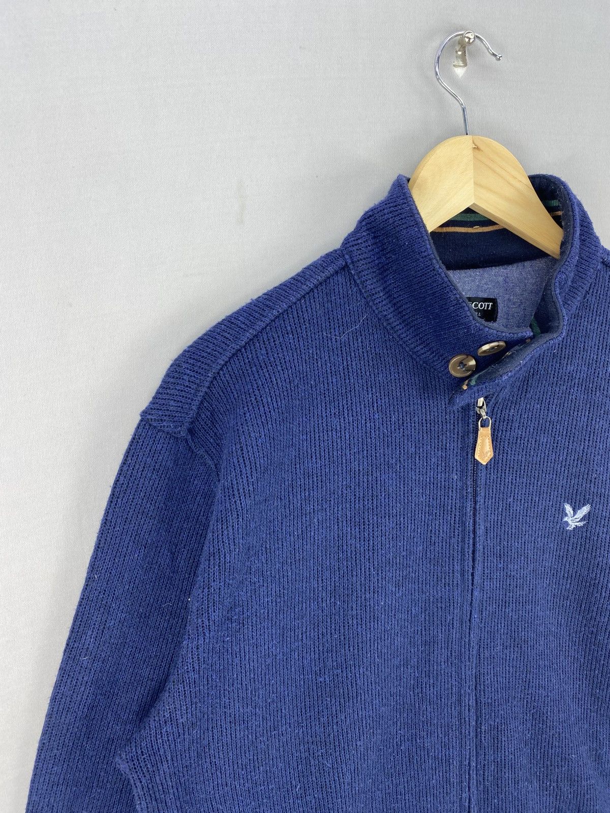 Lyle & Scott Lyle & Scott Black Label Knitwear Zipper Jacket Size US S / EU 44-46 / 1 - 2 Thumbnail