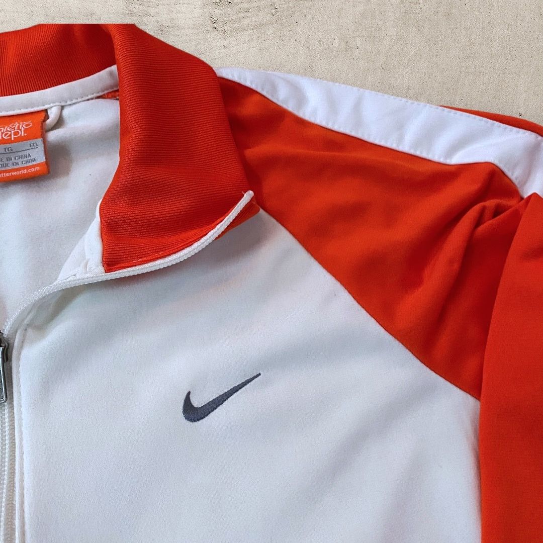 Nike × Vintage Vintage Y2K Nike Mini Swoosh Track Jacket Size US L / EU 52-54 / 3 - 3 Thumbnail