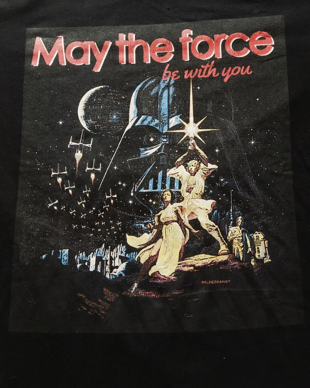 Hang Ten × Star Wars Star Wars x Hang Ten May The Force Big Print Art Movie Tees Size US L / EU 52-54 / 3 - 2 Thumbnail