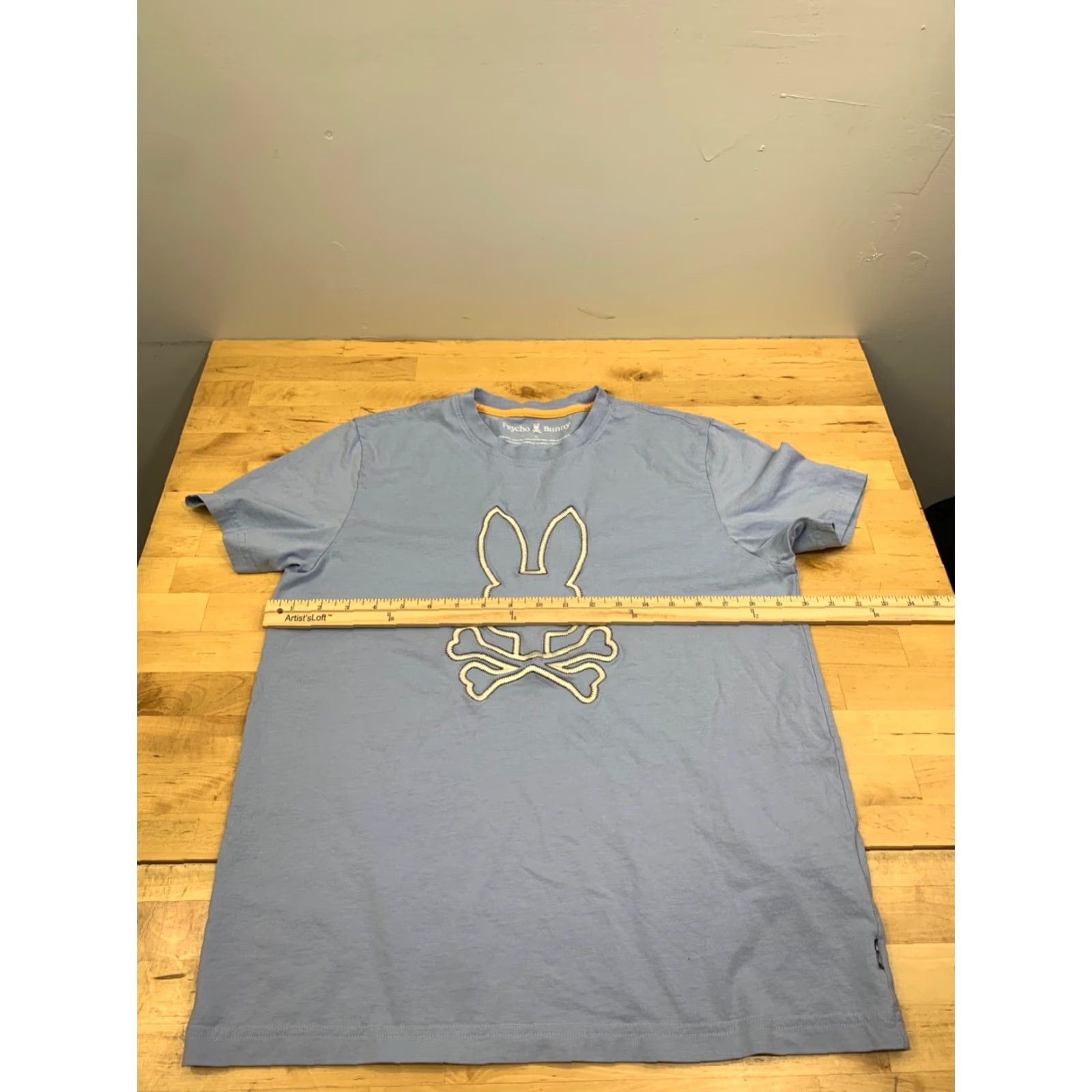 Psycho Bunny Psycho Bunny Shirt Mens 5 Blue Embroidered Logo Casual Crew Neck Size US S / EU 44-46 / 1 - 7 Thumbnail