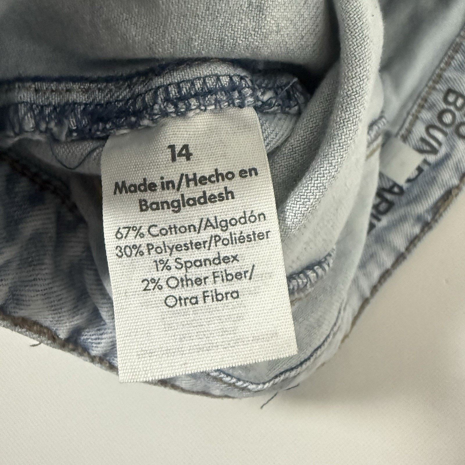 Other No Boundaries Jeans Porkchop Flare Light Wash Y2K Western Size 36" / US 14 / IT 50 - 4 Thumbnail