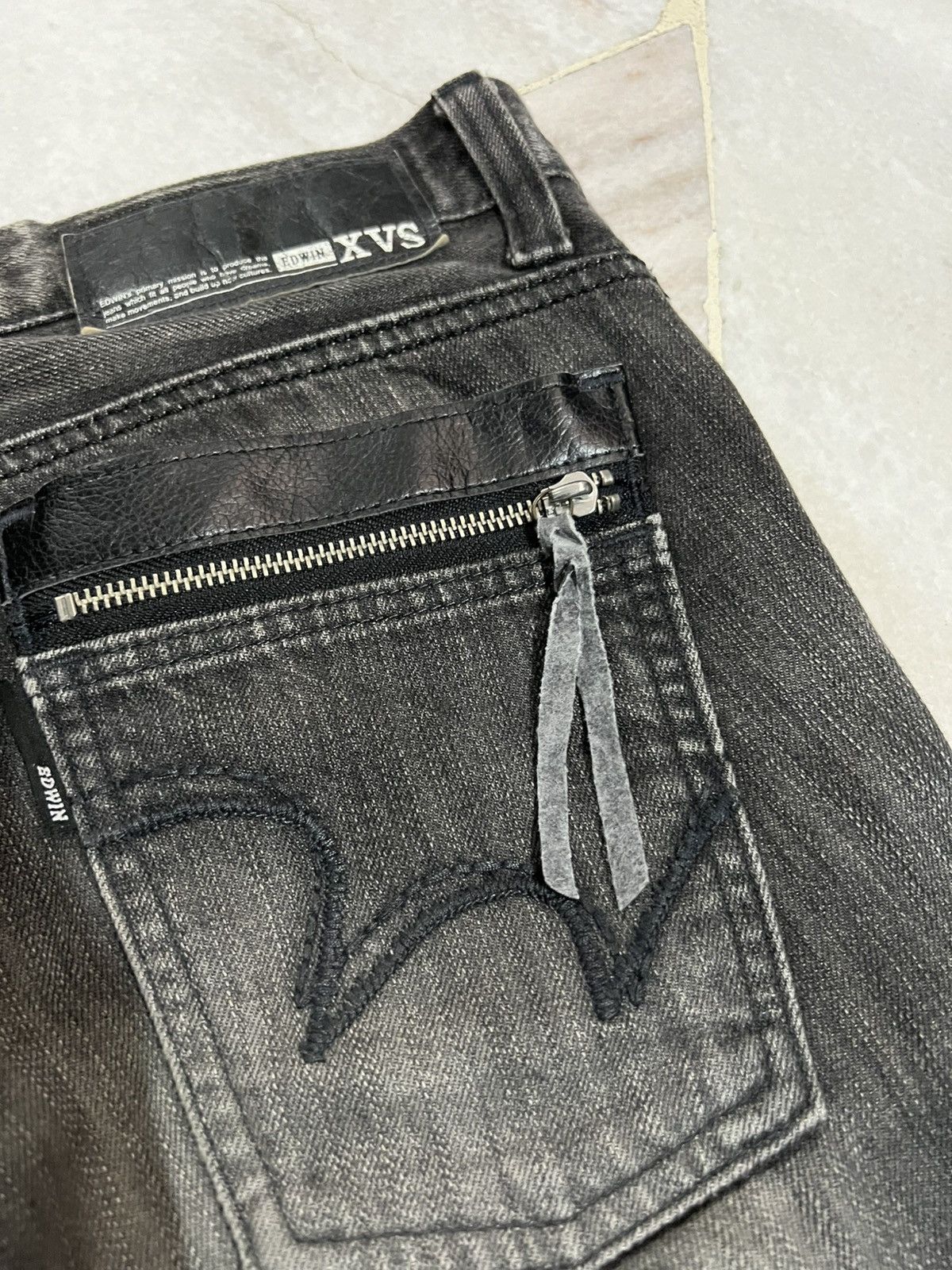Edwin FLARE EDWIN XVS INSPIRED CHROME HEART STONE WASH JEAN Size US 33 - 20 Thumbnail