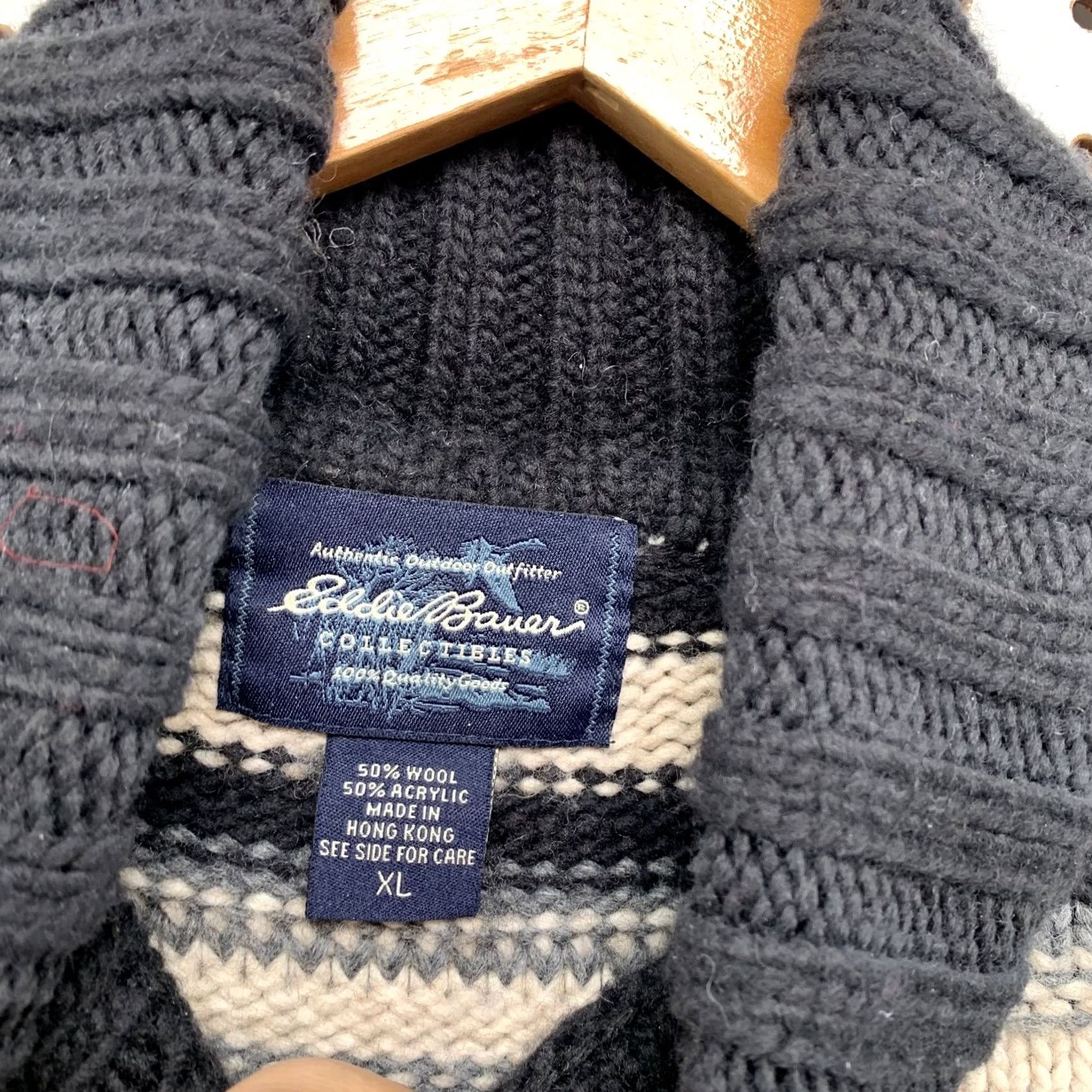 Eddie Bauer Eddie Bauer Wool Sweater Womens XL Striped Knit Turtleneck Heavyweight Pullover Size XL / US 12-14 / IT 48-50 - 3 Thumbnail
