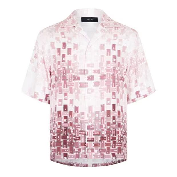image of Amiri O1G2R1Mq0324 Shirt In Pink, Men's (Size Medium)