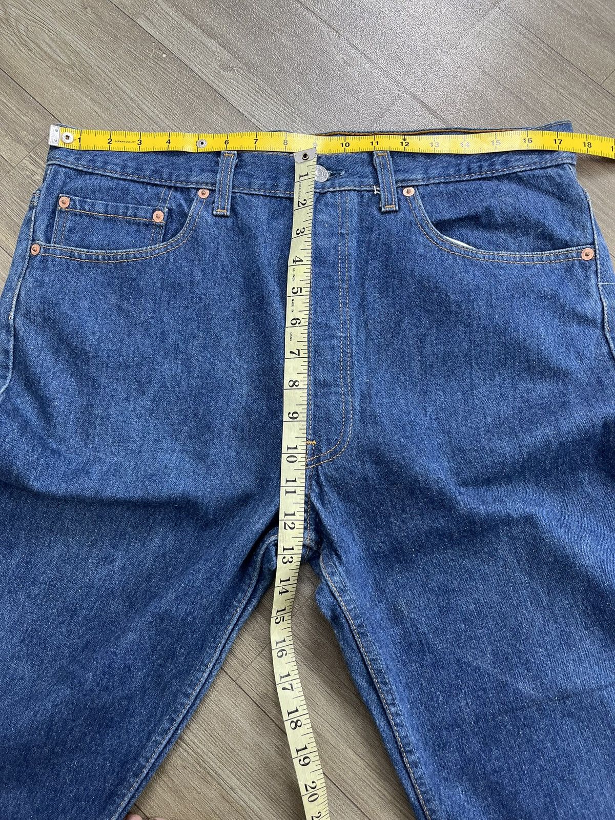 Levi's Vintage Clothing 🇺🇸1990s Vintage Levis 501XX 38x32 Straight Leg Blue Jeans Size US 38 / EU 54 - 21 Thumbnail