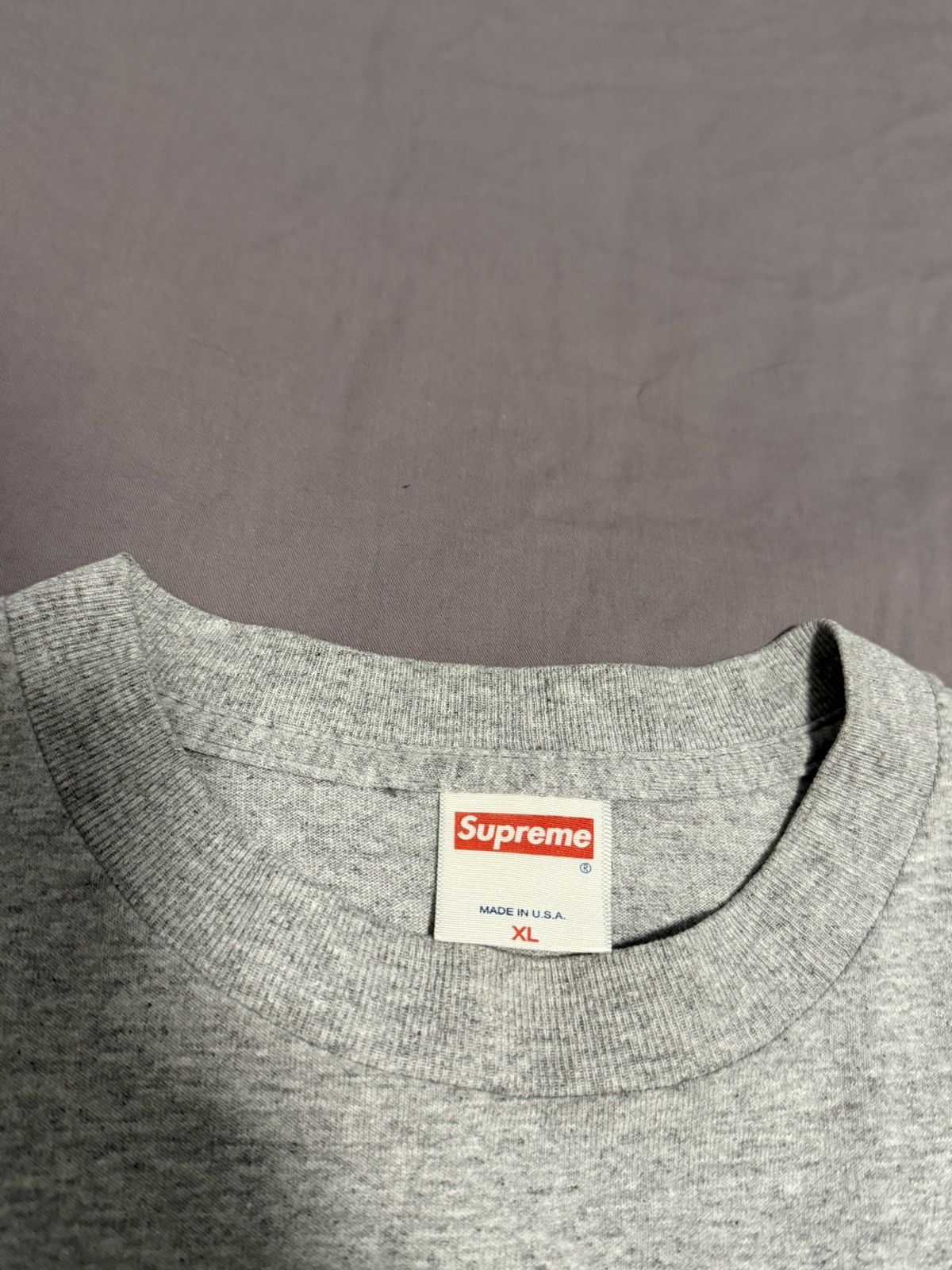 Supreme Supreme 2001 paisley bandana box logo tee grey Size US XL / EU 56 / 4 - 3 Thumbnail