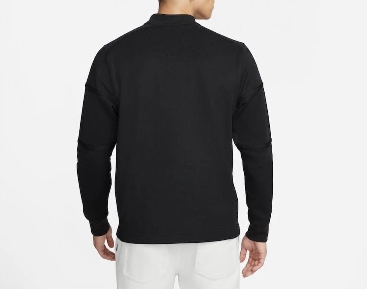 Nike Nike Dri Fit NSW Sportswear Golf Black Henley L/S Polo Shirt Size US M / EU 48-50 / 2 - 2 Thumbnail