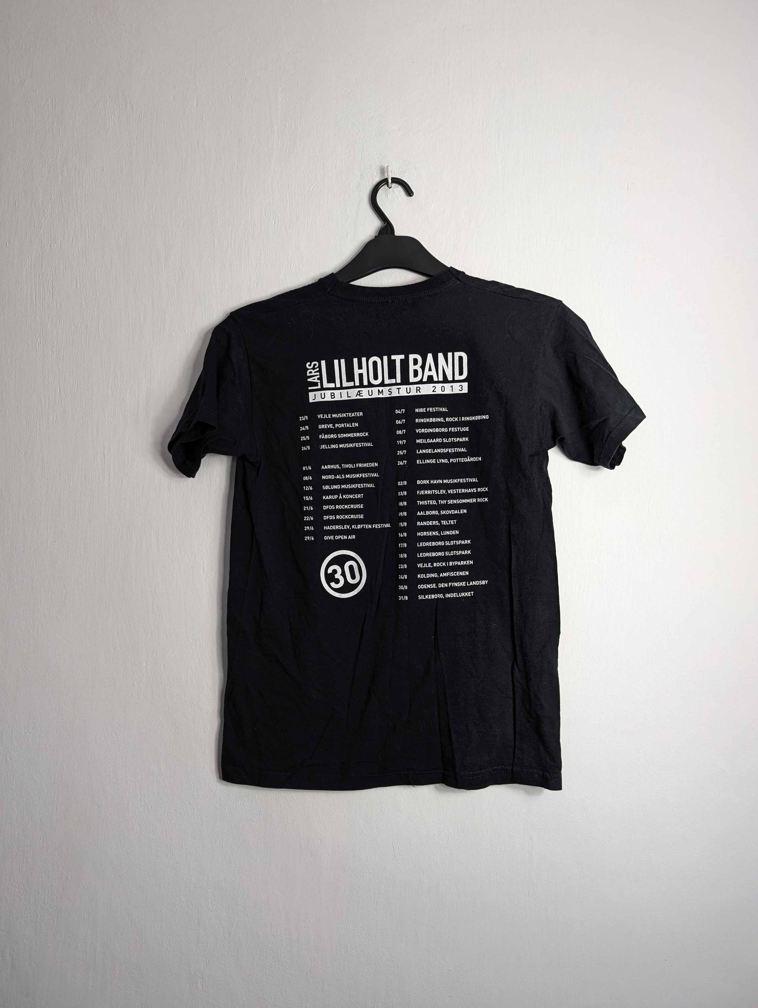Band Tees Black Lars Lilholt Band 2013 T-shirt Band Tour Merch Size US S / EU 44-46 / 1 - 4 Thumbnail