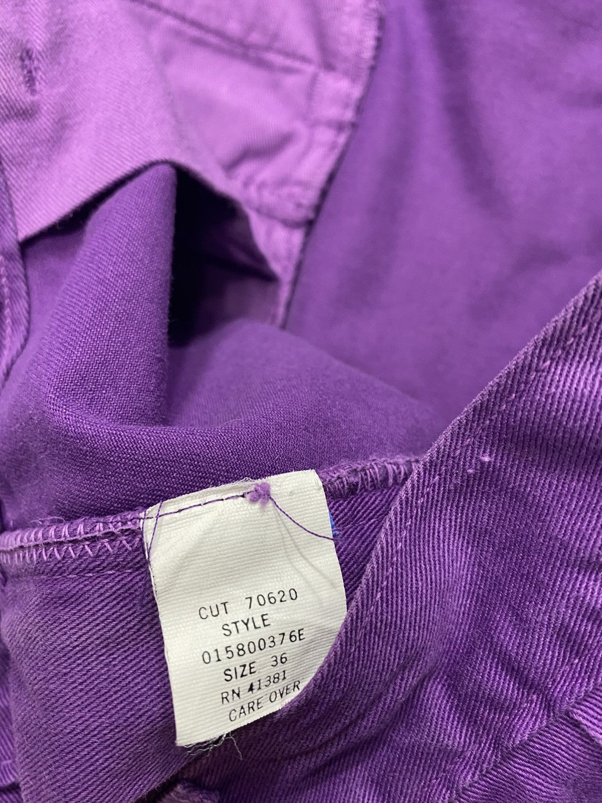 Polo Ralph Lauren 80’s Vintage Polo Ralph Lauren Purple Chino Shorts Size US 36 / EU 52 - 3 Thumbnail