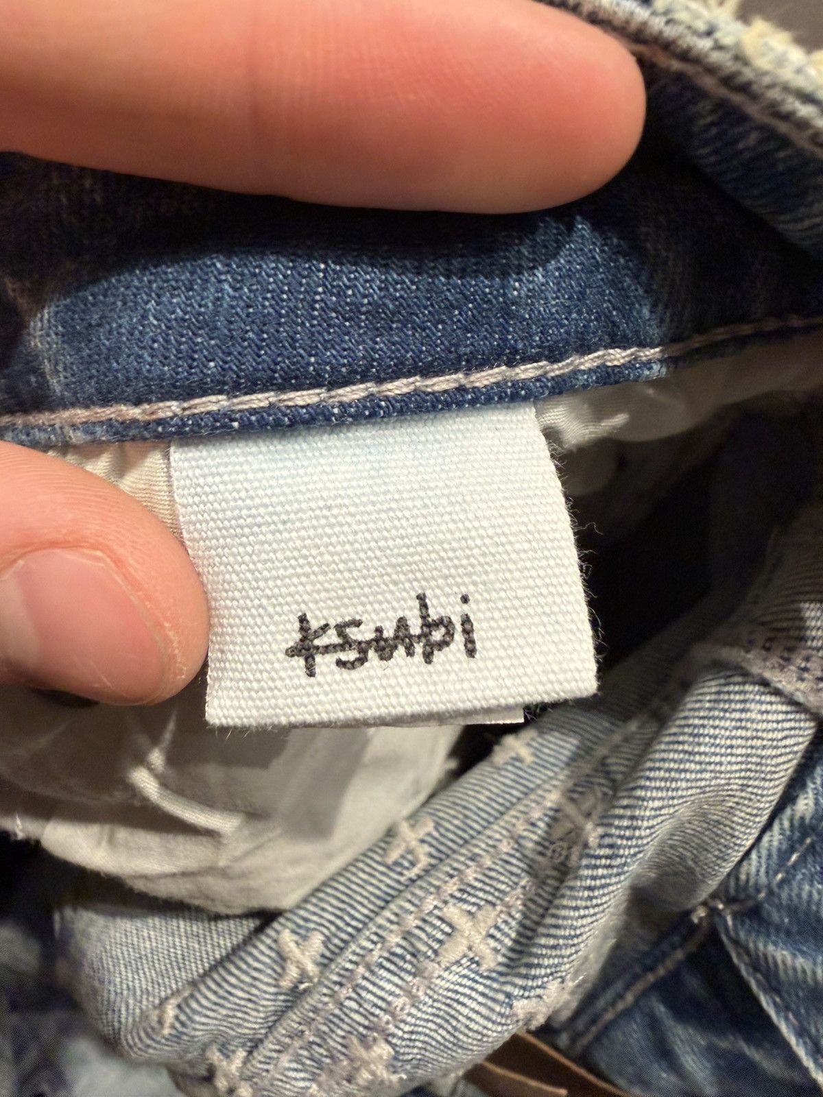 Ksubi Ksubi Chitch Punk Blue Thrashed Jeans Size 34 Size US 34 / EU 50 - 10 Thumbnail