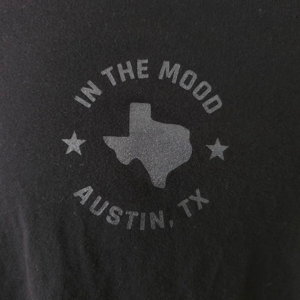 Vintage Moody Center T Shirt Mens Size L Black Austin Texas Matthew McConaughey Bella + Canvas Short Sleeve Crew Neck Destination Souvenir 2010s Mens Black Size US L / EU 52-54 / 3 - 3 Thumbnail