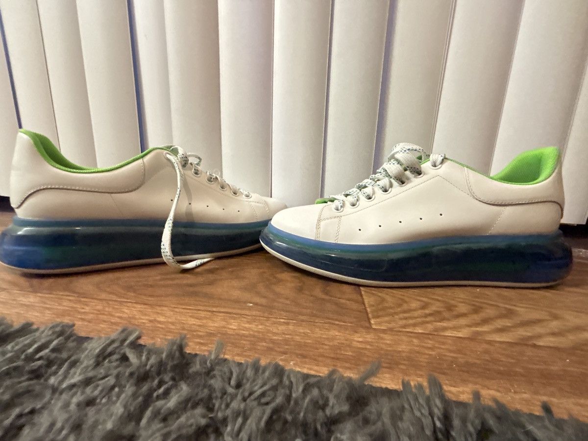 Alexander McQueen Alexander Mcqueen Oversized Sneakers Blue & Green Size US 11 / EU 44 - 1 Thumbnail