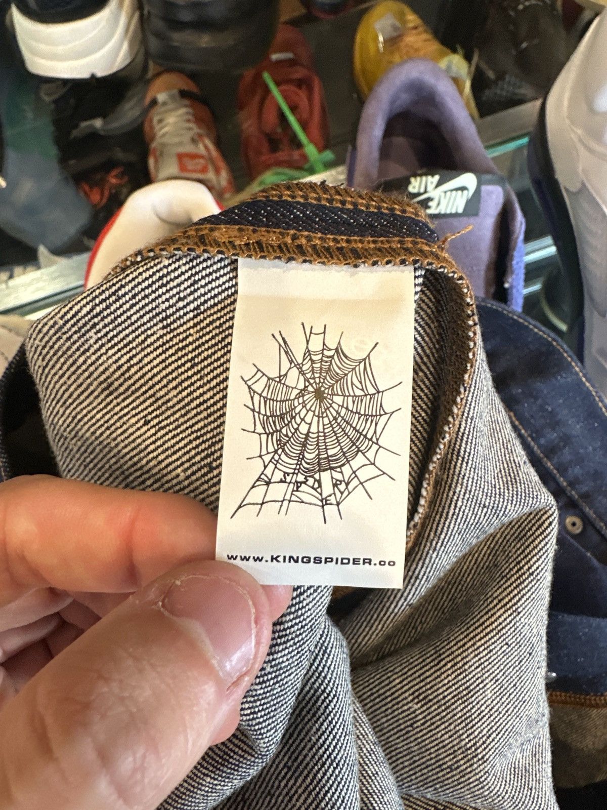 Sp5der Sp5der Dark Wash Logo Jeans Size 34 Size US 34 / EU 50 - 5 Thumbnail