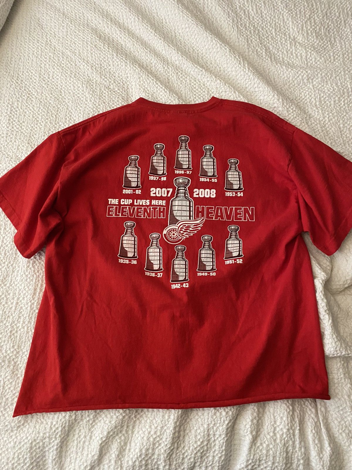 Red Wing Red Wings Stanley Cup Tee Size US L / EU 52-54 / 3 - 2 Thumbnail