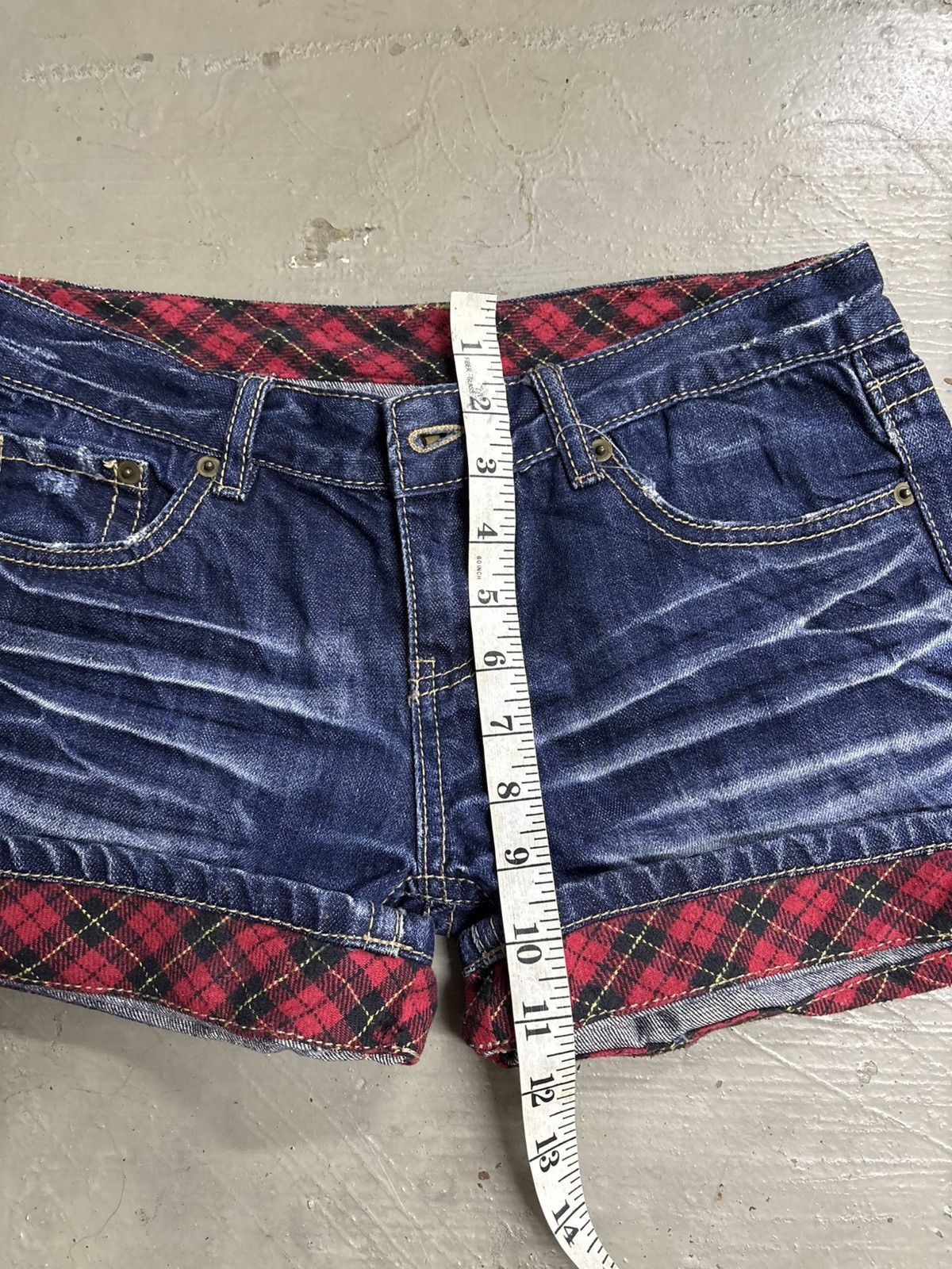 If Six Was Nine RNA H Naoto Acid Wash Japanese brand Denim shorts Size 31" - 13 Thumbnail