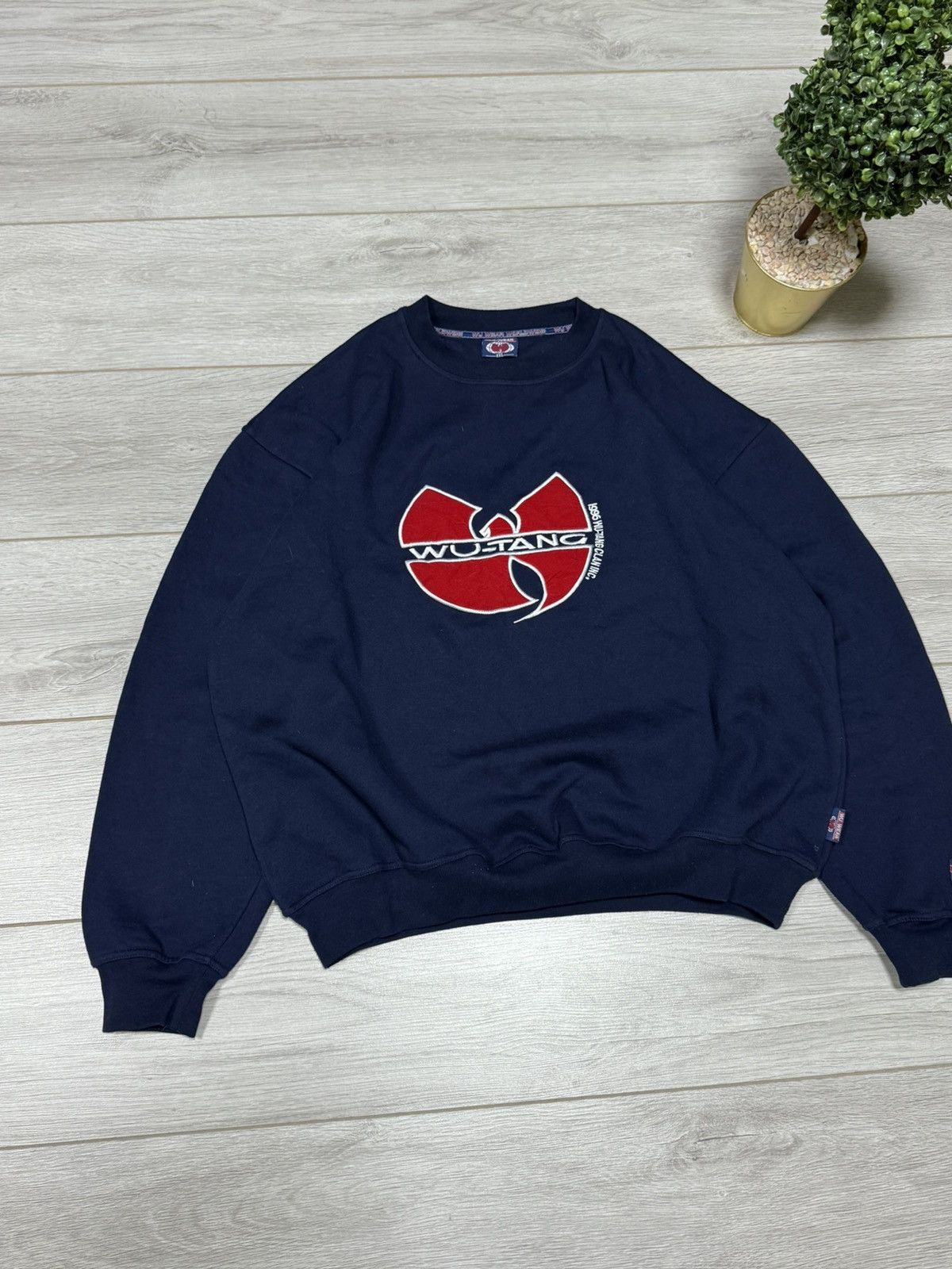 Wu-Tang Clan Wutang vintage embroidered big logo sweatshirt Size US XXL / EU 58 / 5 - 3 Thumbnail