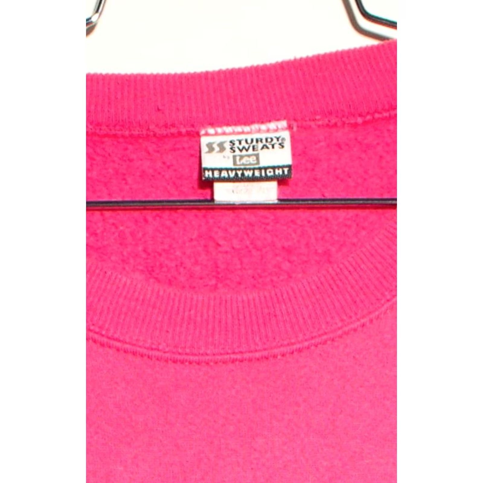 Lee VINTAGE Lee Rice University Sweatshirt 1990s Pink X-Large Long Sleeve Mens Size US XL / EU 56 / 4 - 3 Thumbnail