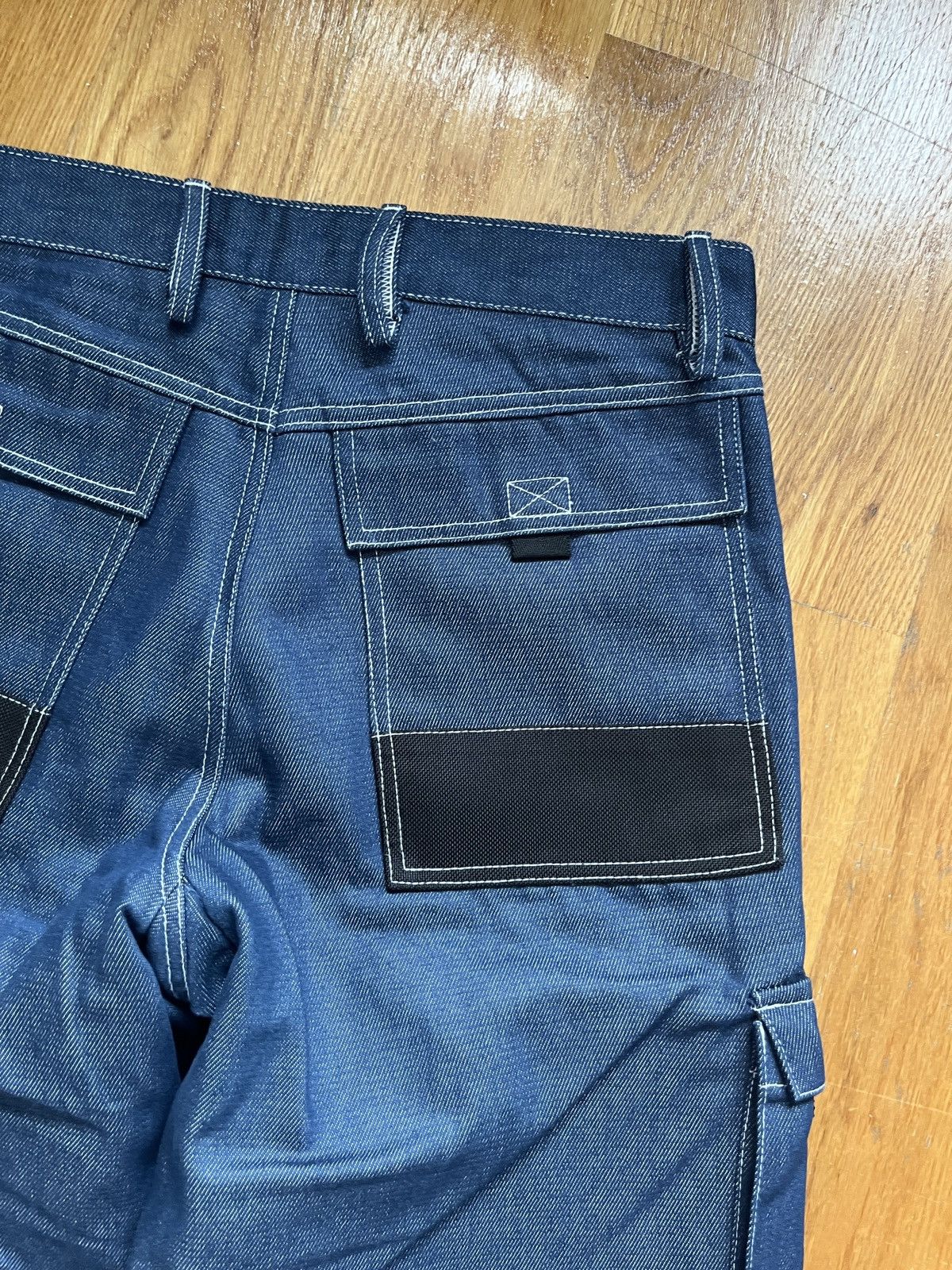 Vintage Vintage Y2k Denim Patchwork Cargos with Contrast Stitching Size US 30 / EU 46 - 5 Thumbnail