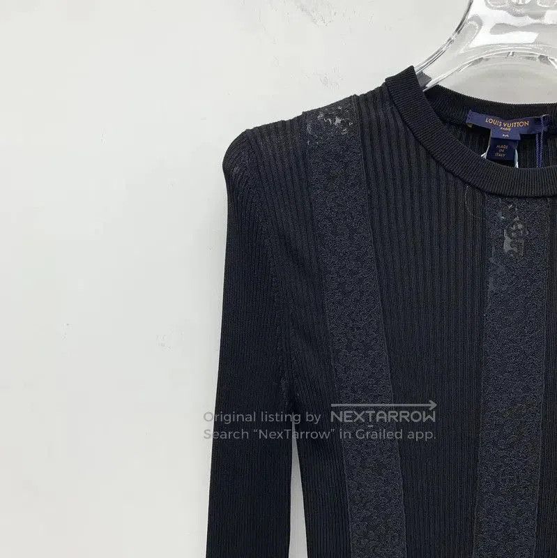 Other Louis Vuitton Black Long Sleeve Knit Top . Size M / US 6-8 / IT 42-44 - 2 Thumbnail