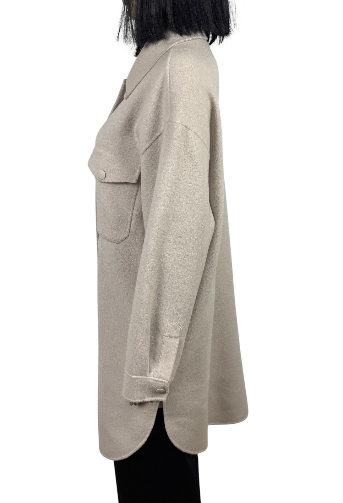 Massimo Dutti Massimo Dutti Wool Coat Collared Button Up Shaket size S Size S / US 4 / IT 40 - 9 Thumbnail