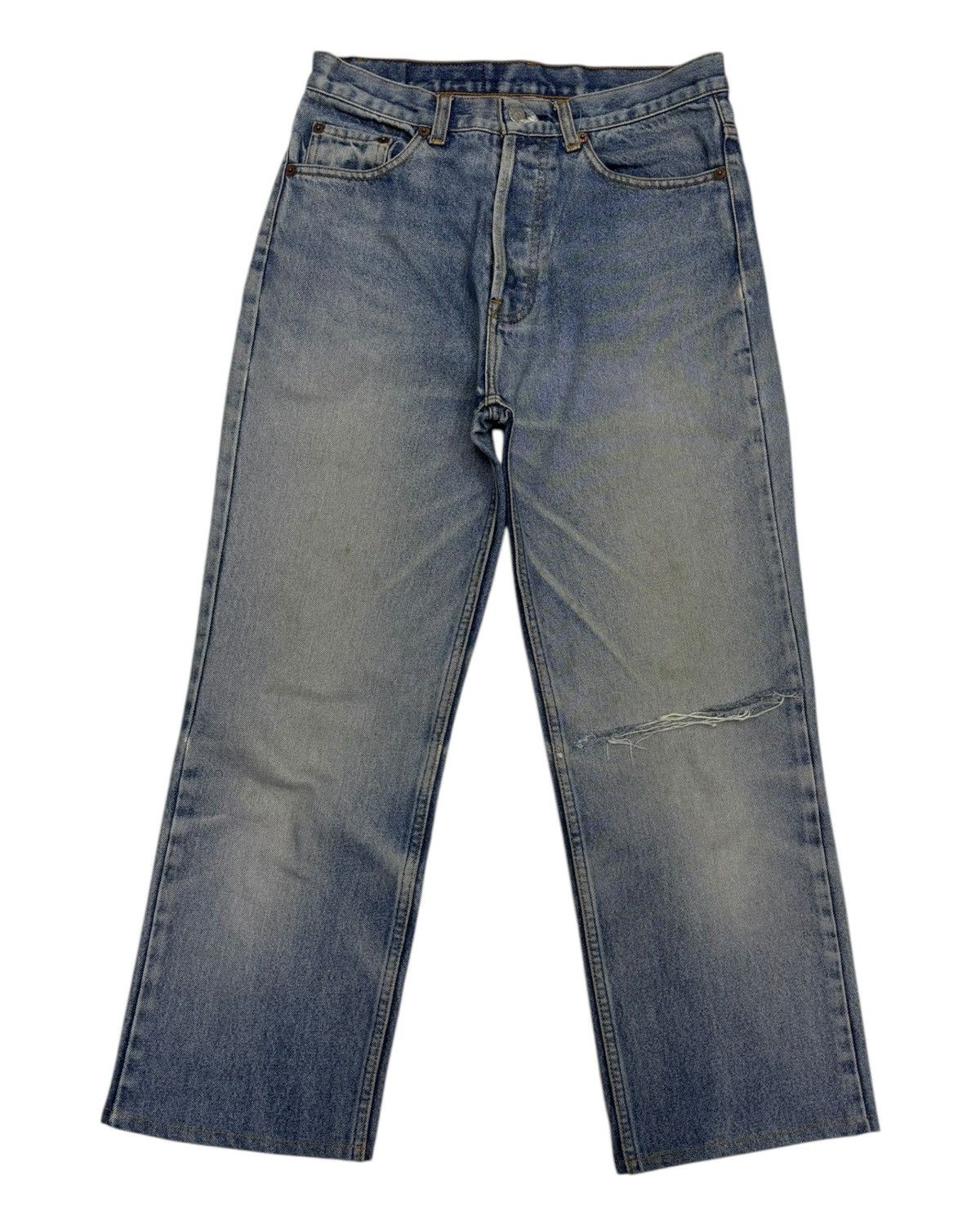 Levi's VINTAGE LEVIS 501 CROP DISTRESSED DENIM Size US 28 / EU 44 - 7 Thumbnail