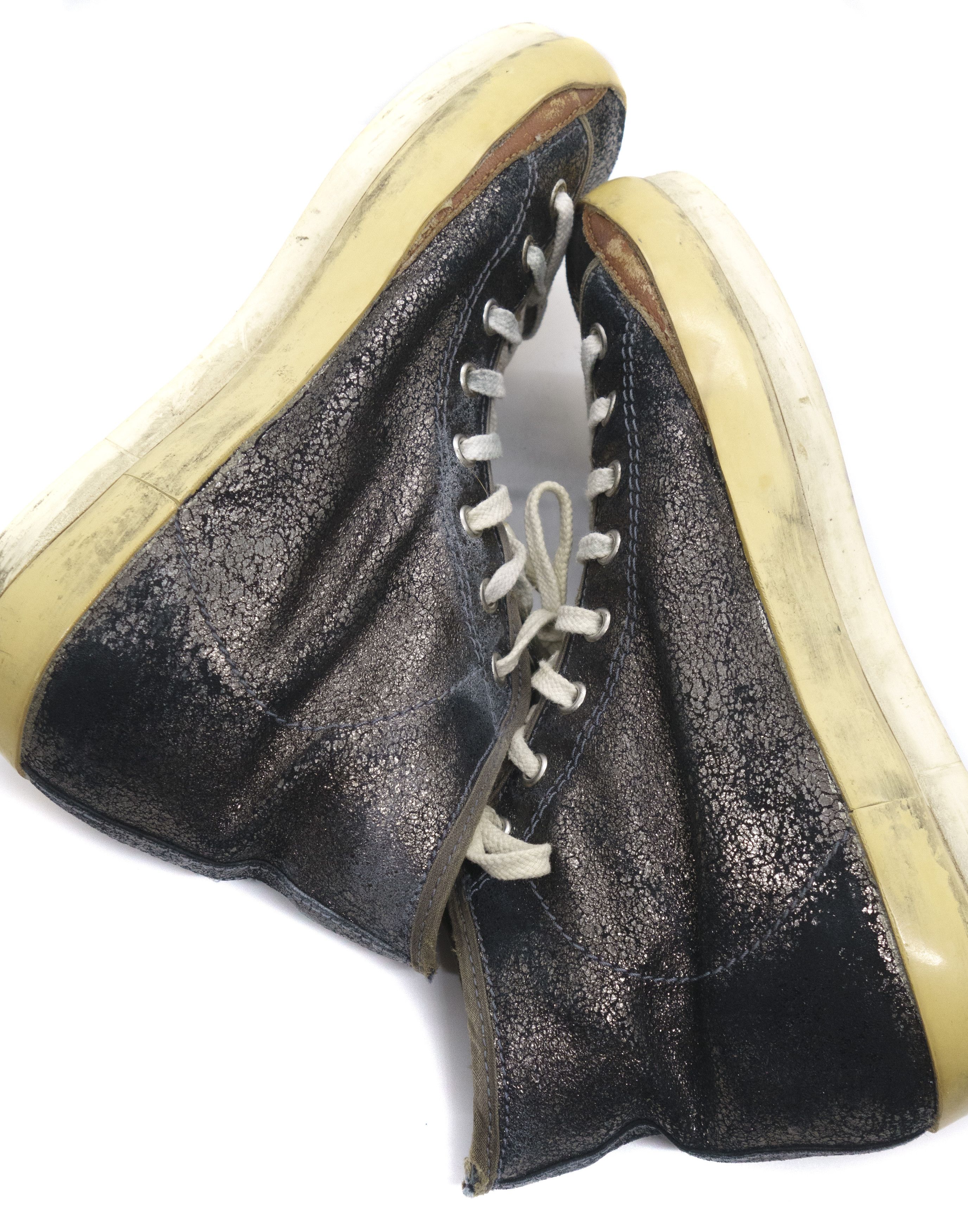 Philippe Model PRSX Grunge Distressed High Top Sneakers Size US 8 / IT 38 - 5 Thumbnail