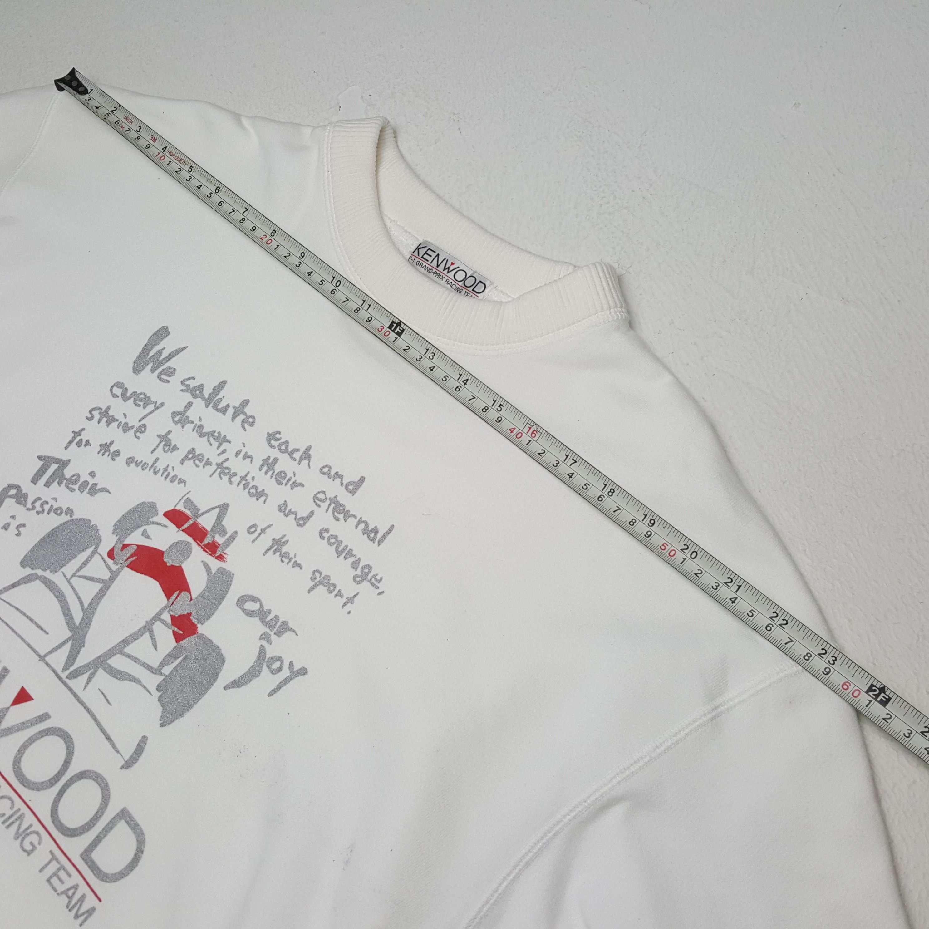Japanese Brand × Vintage KENWOOD FORMULA 1 Grand Prix RACING Team Sweatshirt Size US M / EU 48-50 / 2 - 4 Thumbnail