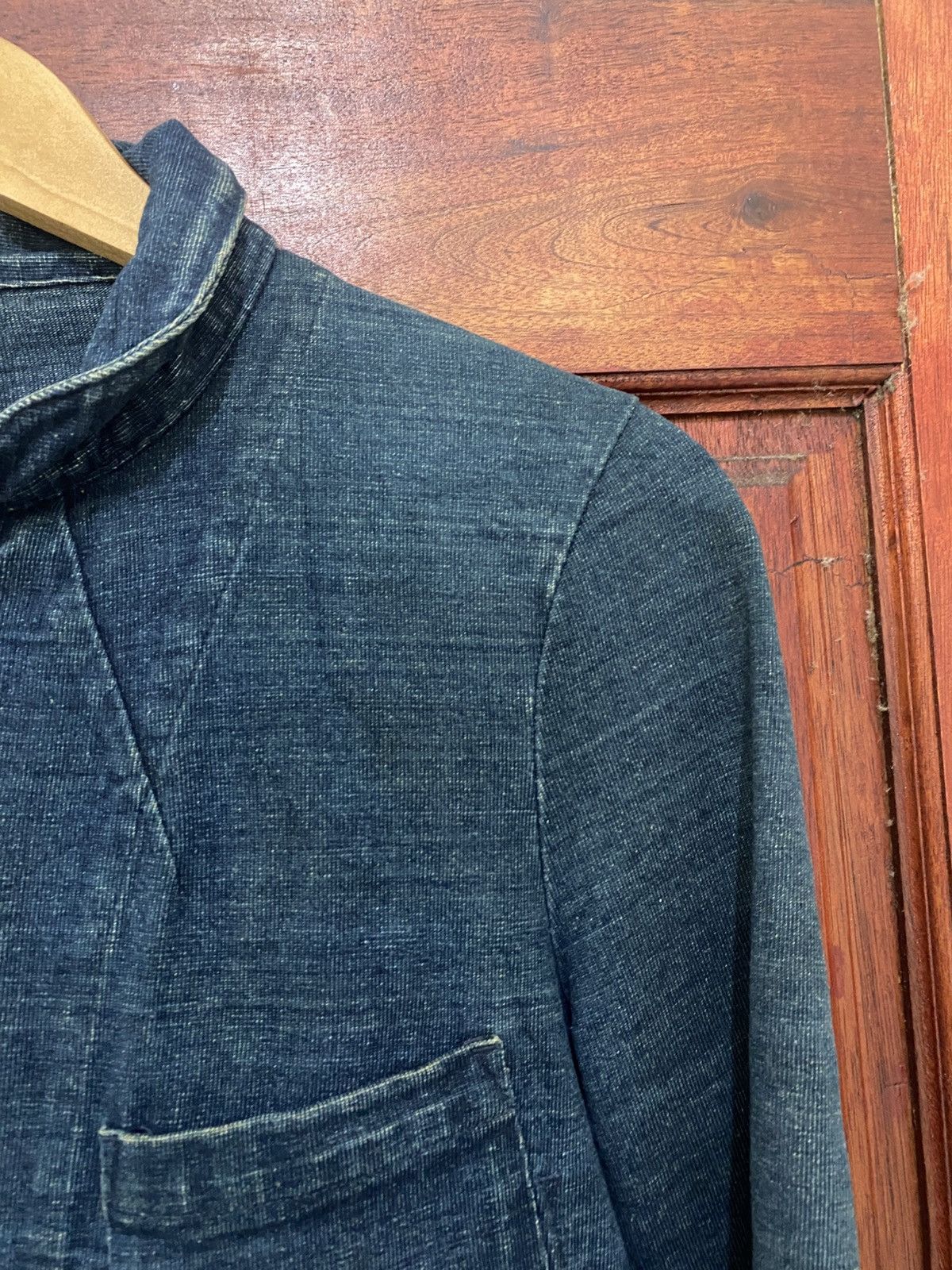 45rpm × Indigo × Japanese Brand 45RPM Indigo Dekoboku Tenjiku Cropped Jacket Size M / US 6-8 / IT 42-44 - 4 Thumbnail