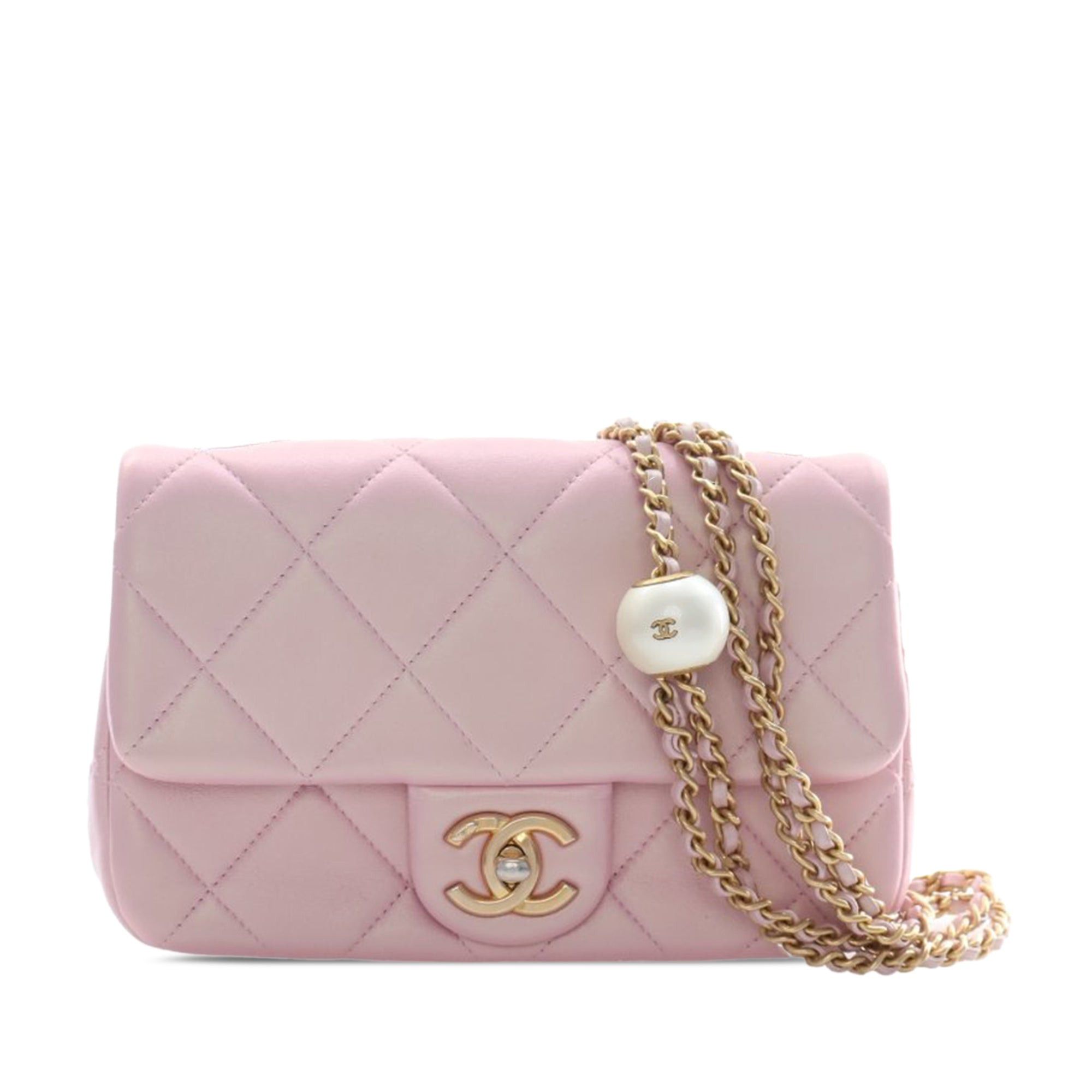 Chanel Mini Quilted Iridescent Lambskin Pearly Flap Size ONE SIZE - 1 Thumbnail