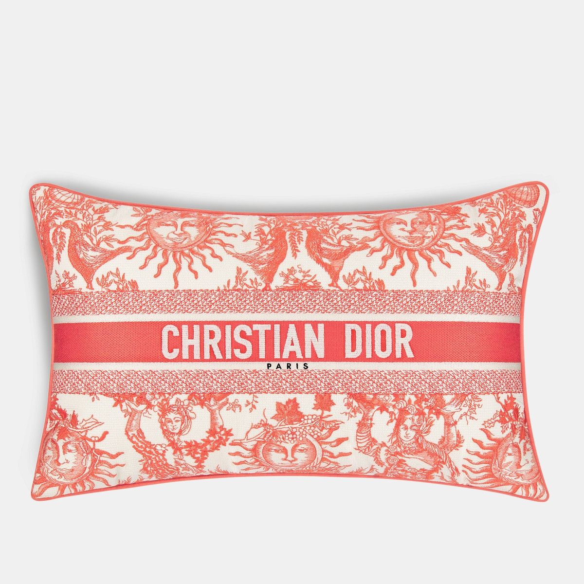 Dior o1bcso1str0226 Size:OS/Revtangular Pillow in Red/White Size ONE SIZE - 1 Thumbnail