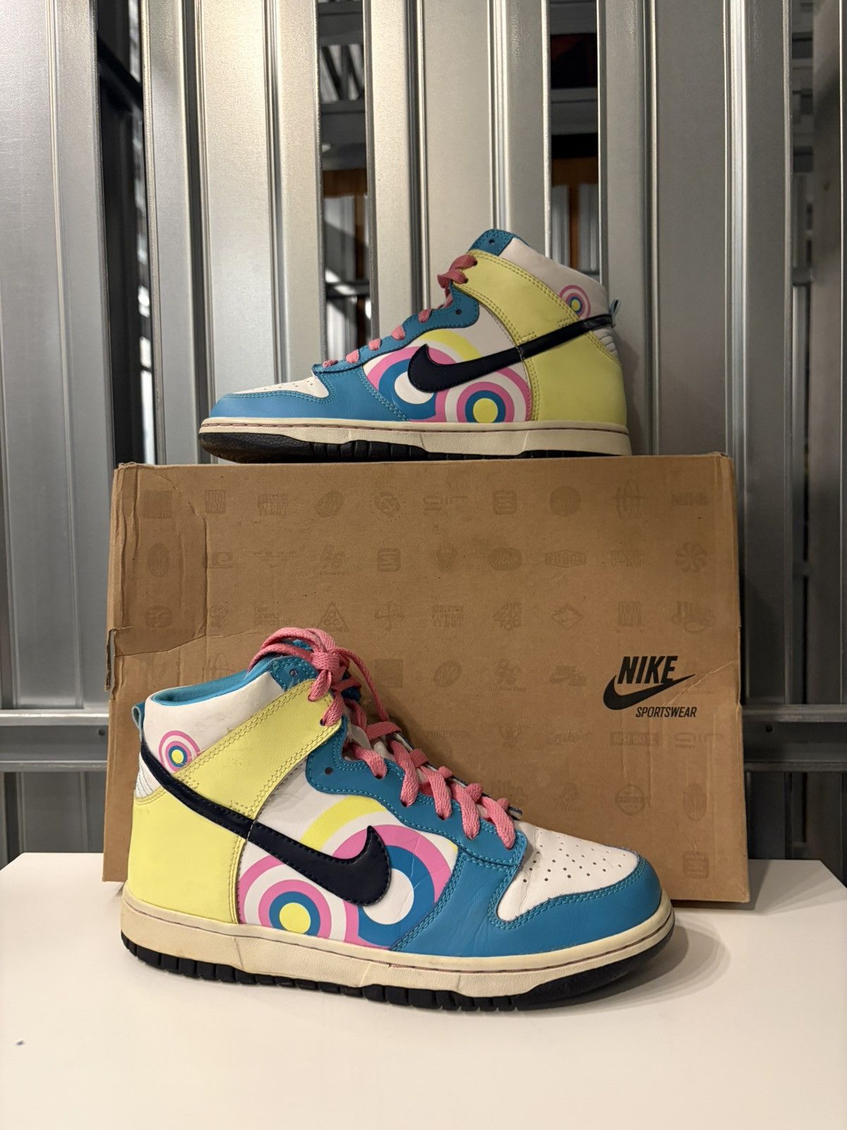 Nike Nike Dunk High GS Ripples Vintage Retro Y2K 2009 Rare Skate Size US 5.5 / EU 38 - 12 Thumbnail