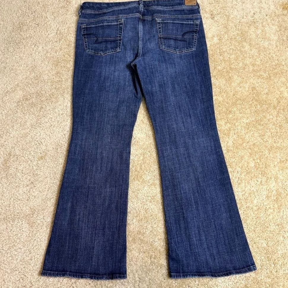 American Eagle Outfitters American Eagle Outfitters Jeans Womens 14 Short Bootcut 5-Pocket Denim Blue Stretch Regular Jacket? Size 36" / US 14 / IT 50 - 2 Thumbnail