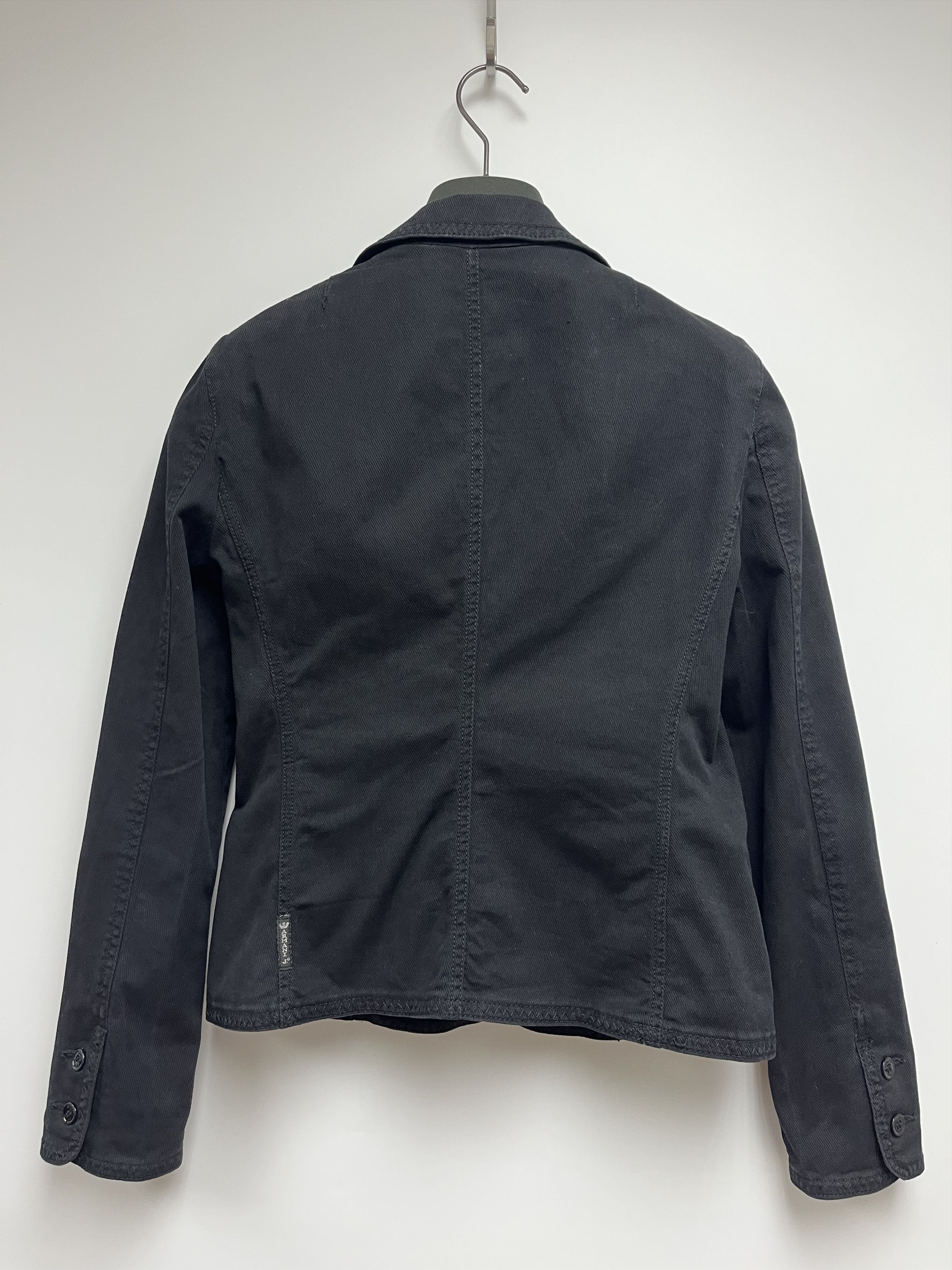 Armani ARMANI JEANS WOMEN'S CROPPED BLAZER Size M / US 6-8 / IT 42-44 - 2 Thumbnail