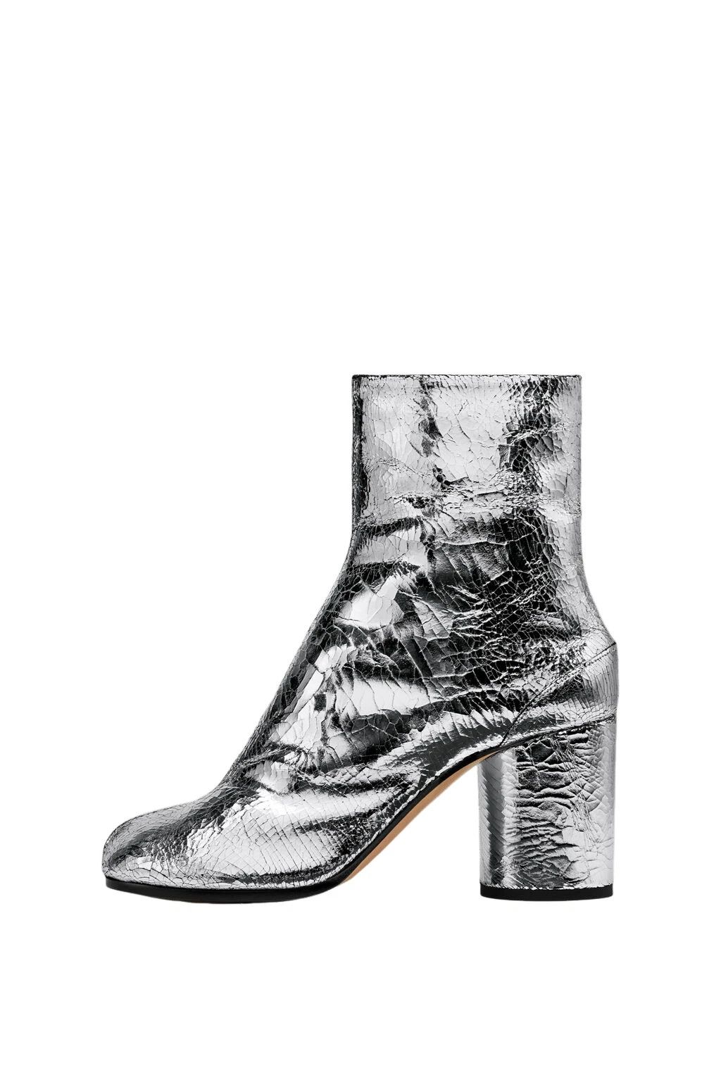 Maison Margiela MAISON MARGIELA Tabi Silver Broken Mirror 8cm Boots Size US 9.5 / IT 39.5 - 2 Thumbnail