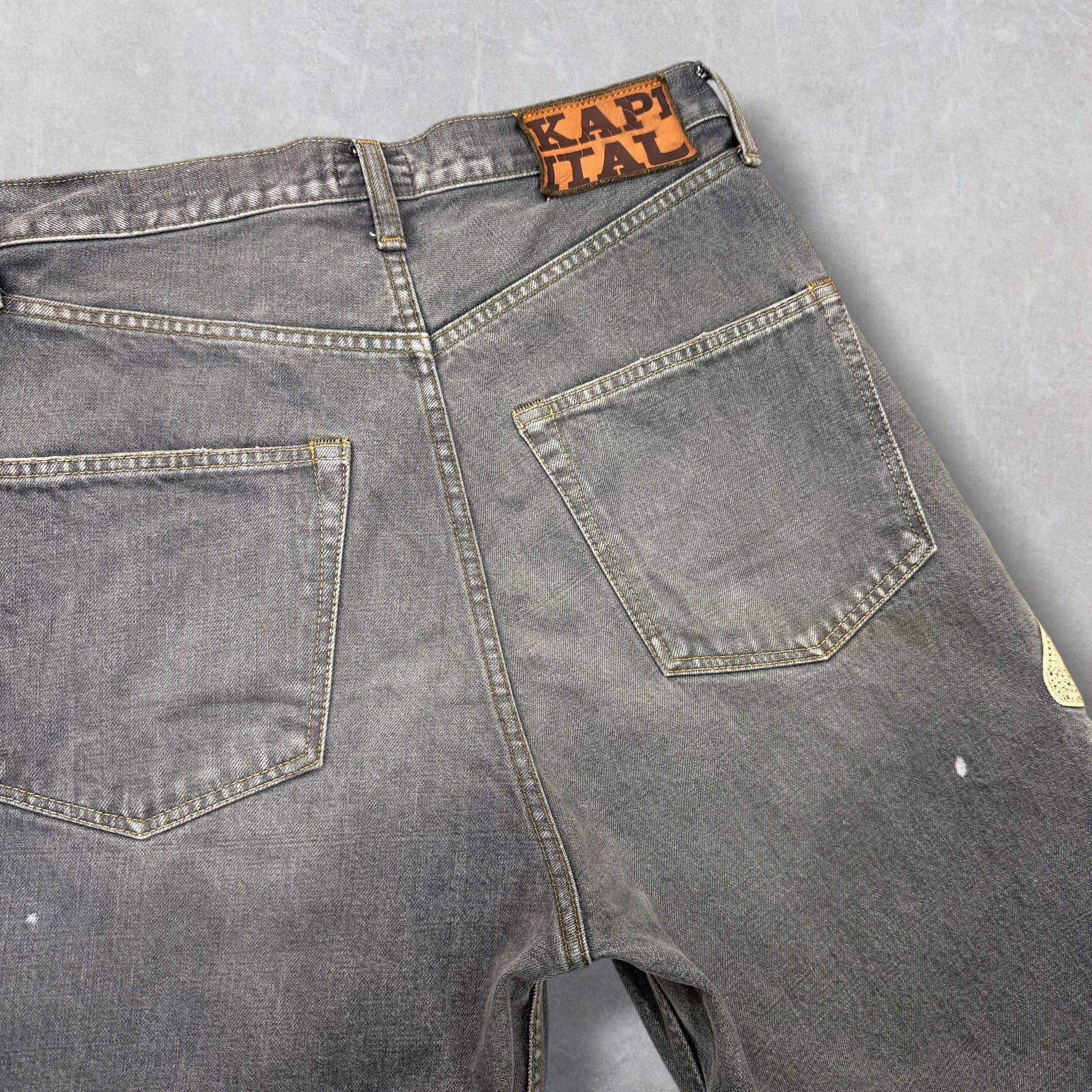 Kapital Kapital Bone Denim Shorts 30 Size US 30 / EU 46 - 4 Thumbnail