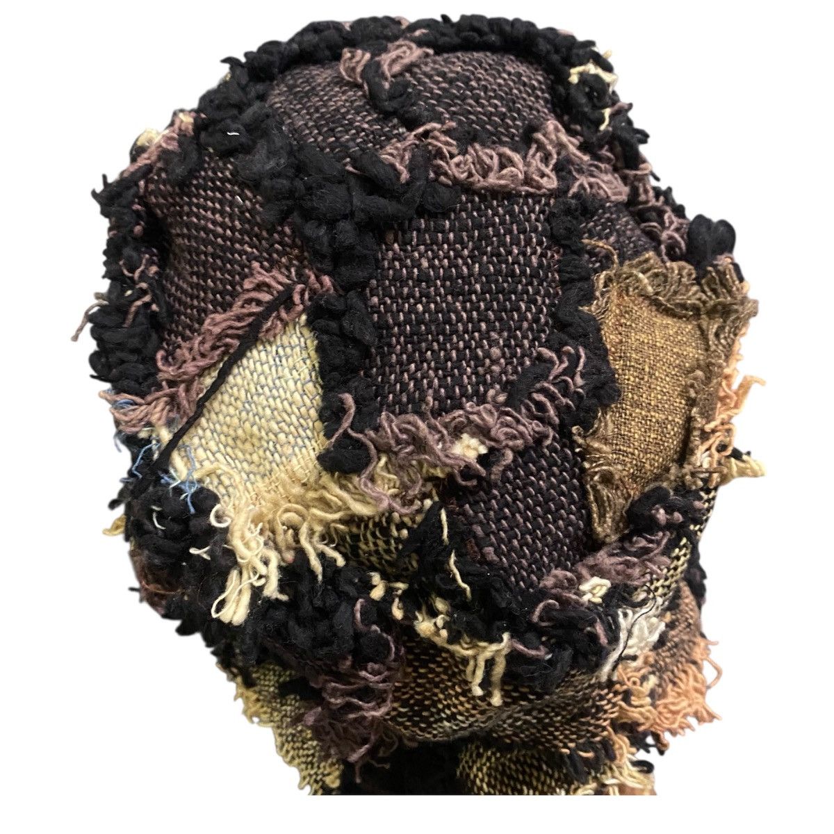 Handmade Handmade Patchwork Boho Bucket Hat Artisan Craft Avant Garde Size ONE SIZE - 10 Thumbnail