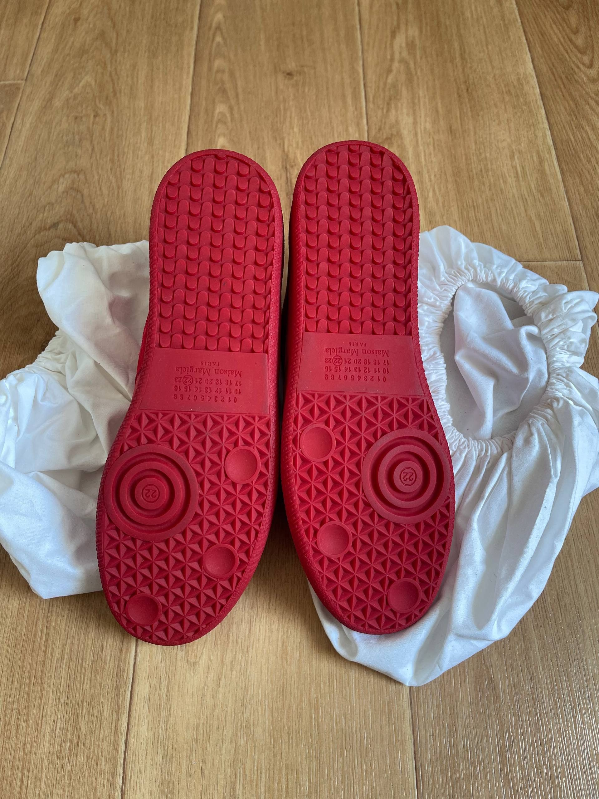 Maison Margiela Maison Martin Margiela MMM Low tTop Replica Red Sneaers Sz43 Size US 10 / EU 43 - 7 Thumbnail