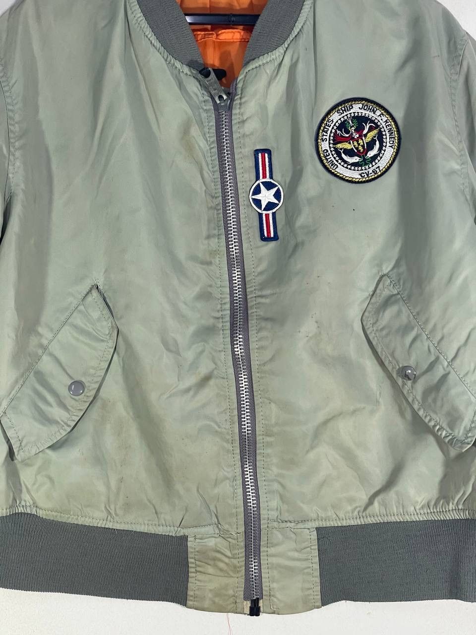 Alpha Industries 90s MA-1 Alpha industries fligh jacket us air force size M Size US M / EU 48-50 / 2 - 7 Thumbnail