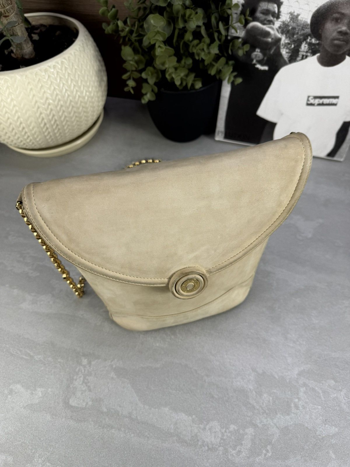 Tiffany & Co. TIFFANY & Co. Chain Shoulder Bag crossbody beigegold vintage Size ONE SIZE - 6 Thumbnail