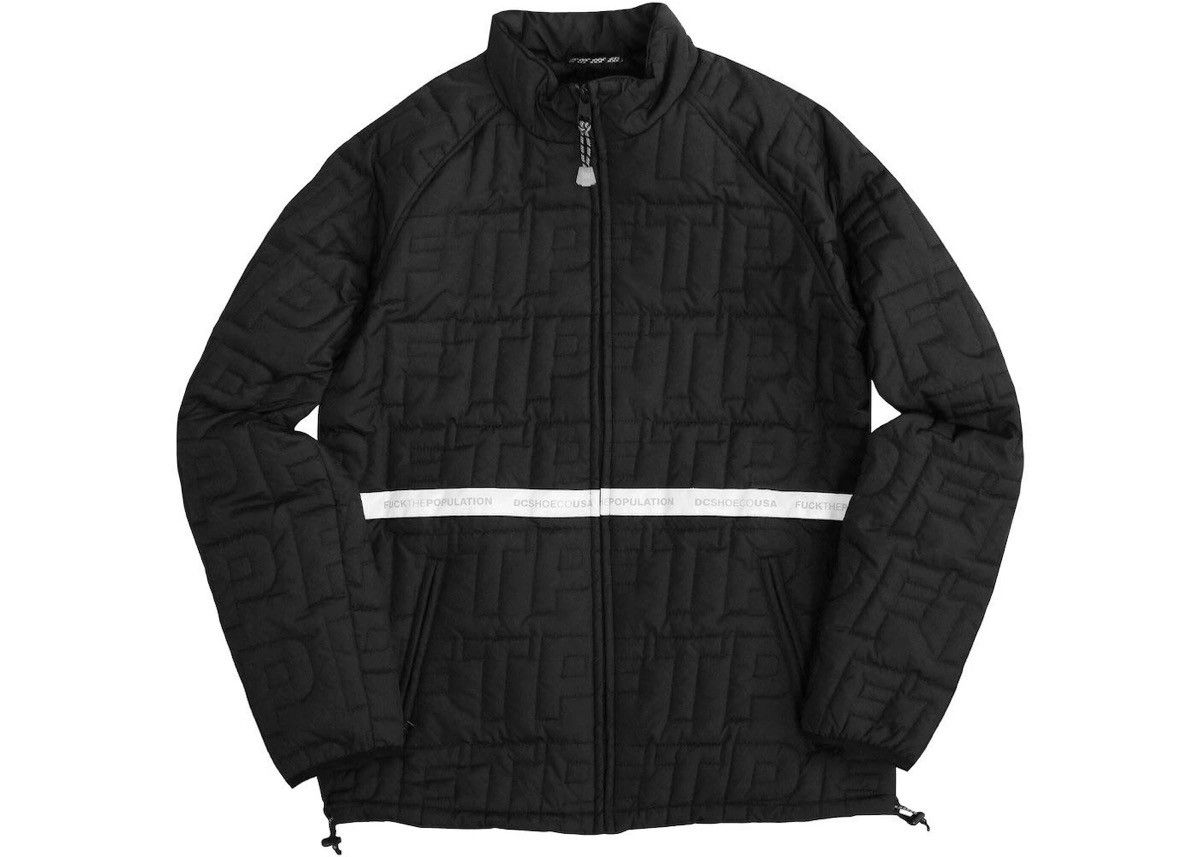 image of Ftp X Dc Reflective Dwr Puffer in Black, Men's (Size Medium)